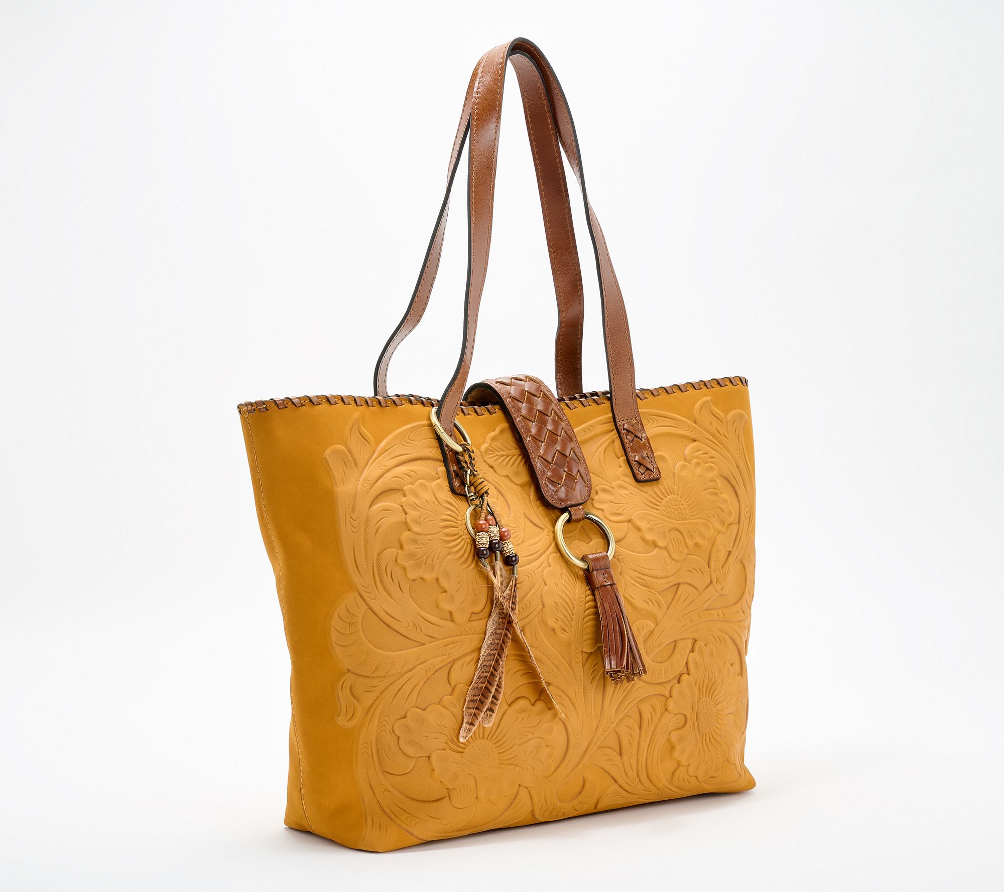 Patricia Nash Embossed Nubuck Wyatt Tote