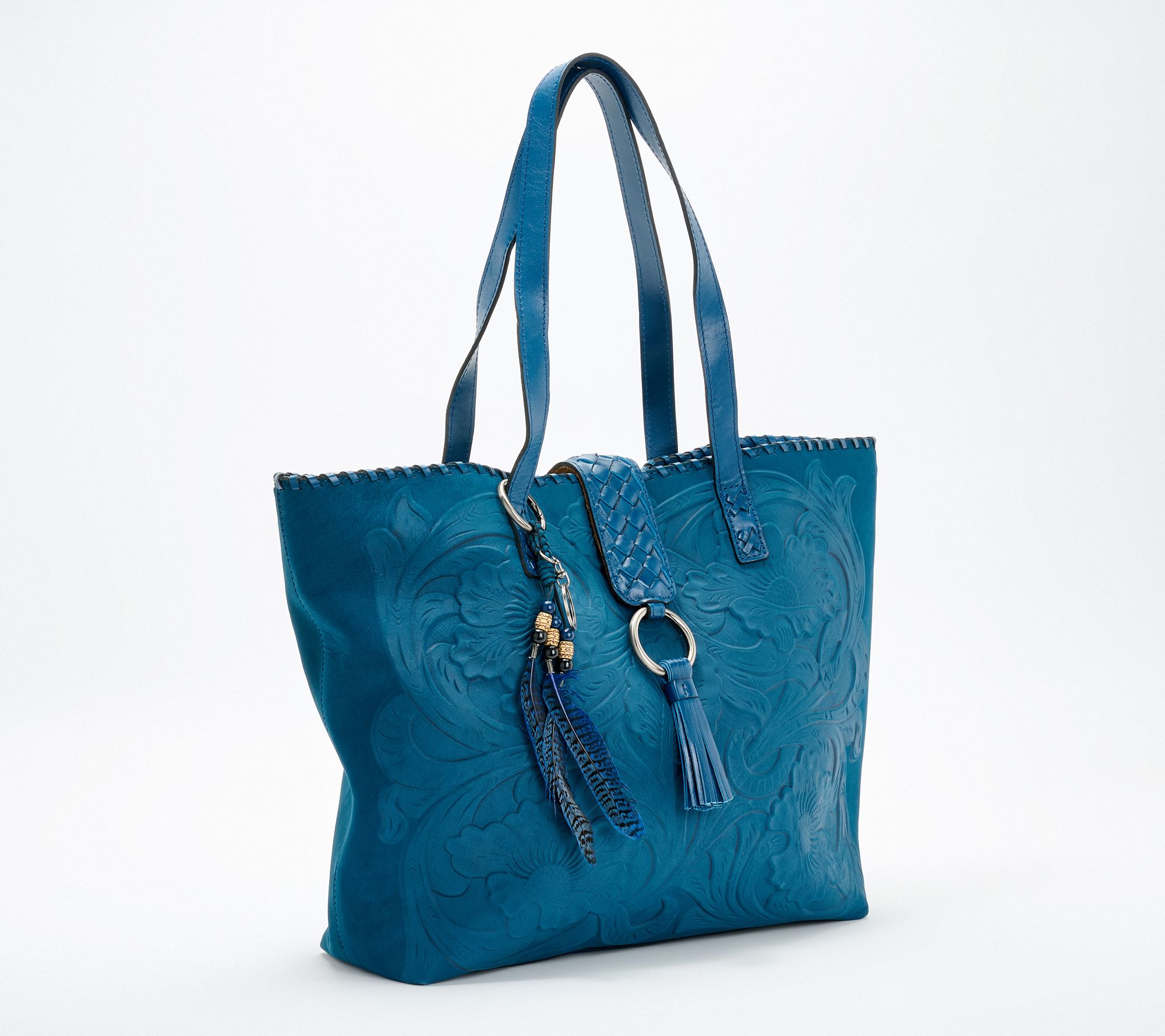 Patricia Nash Embossed Nubuck Wyatt Tote