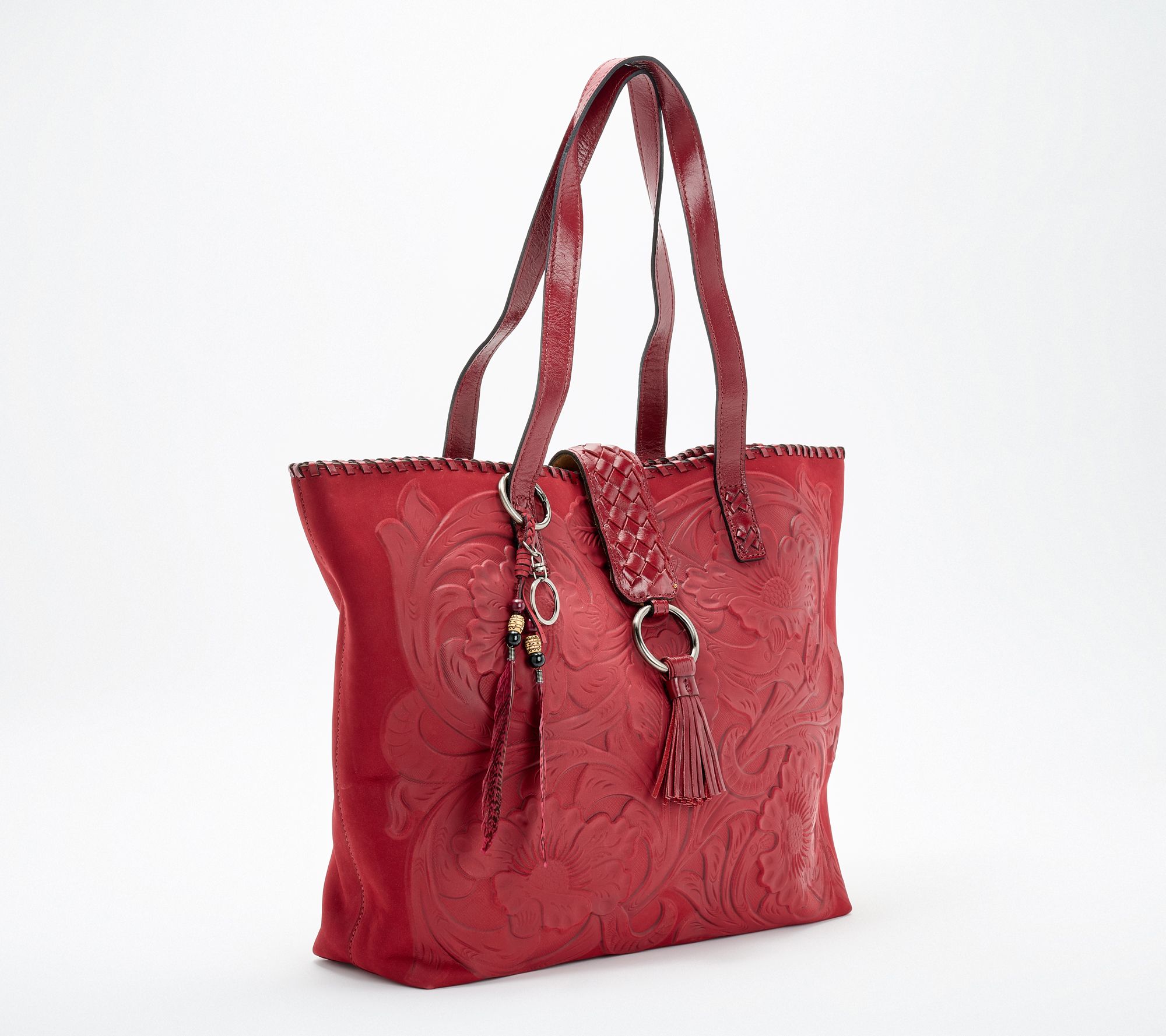 Patricia Nash Embossed Nubuck Wyatt Tote