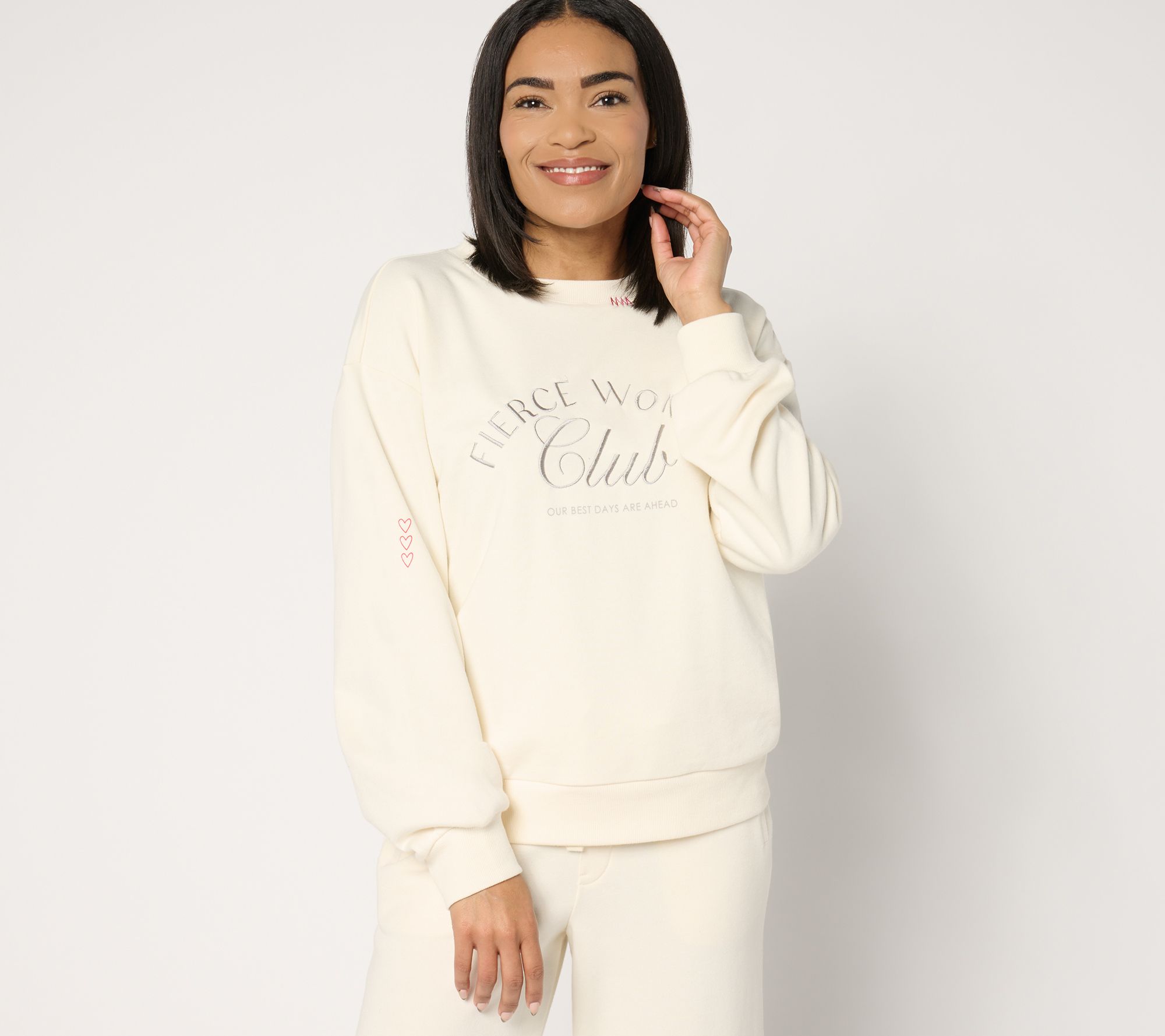 Peace Love World Ali+Mally Fierce Women Sweatshirt