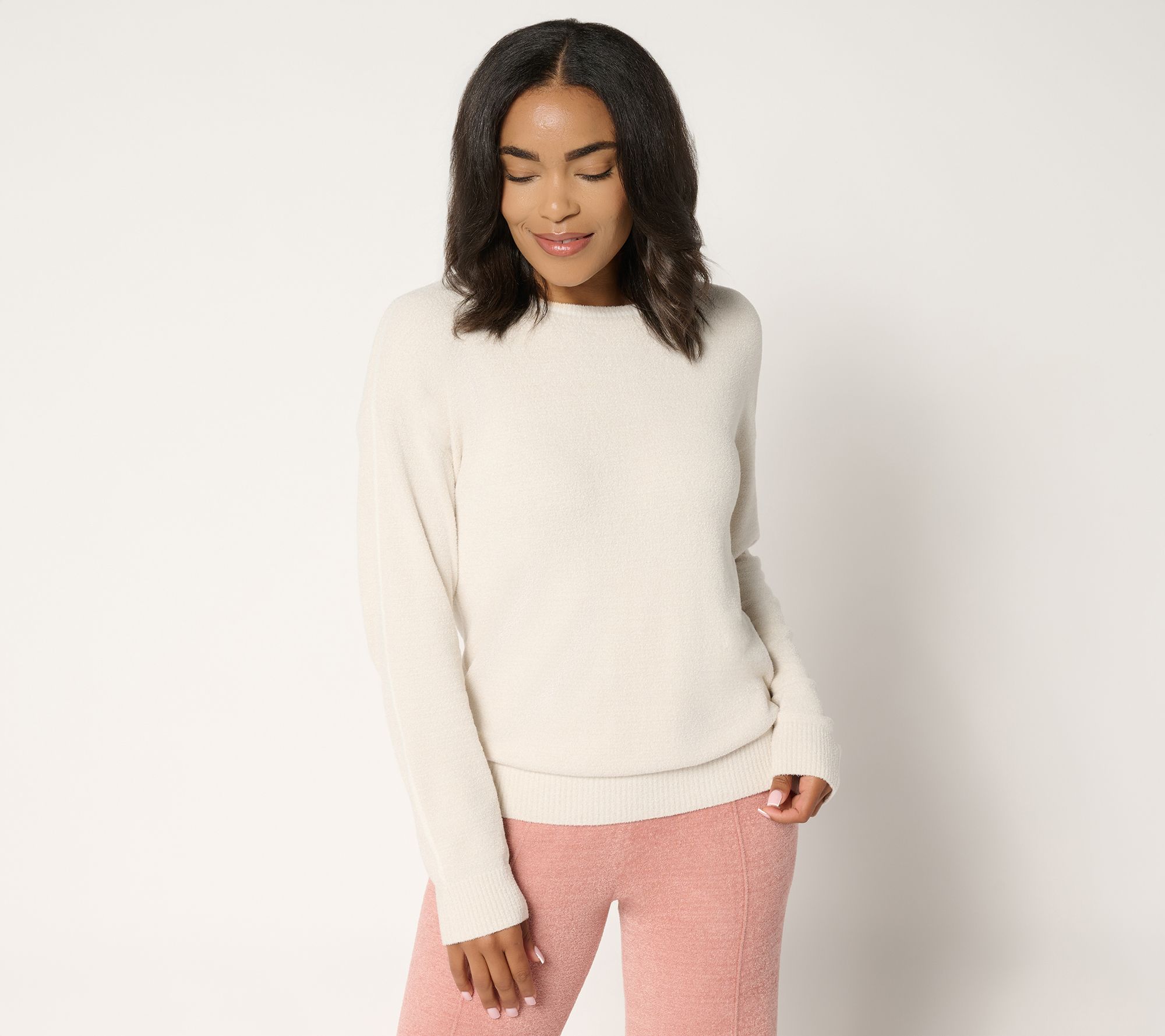 Barefoot Dreams CozyChic Ultra Lite Contrast Stripe Pullover