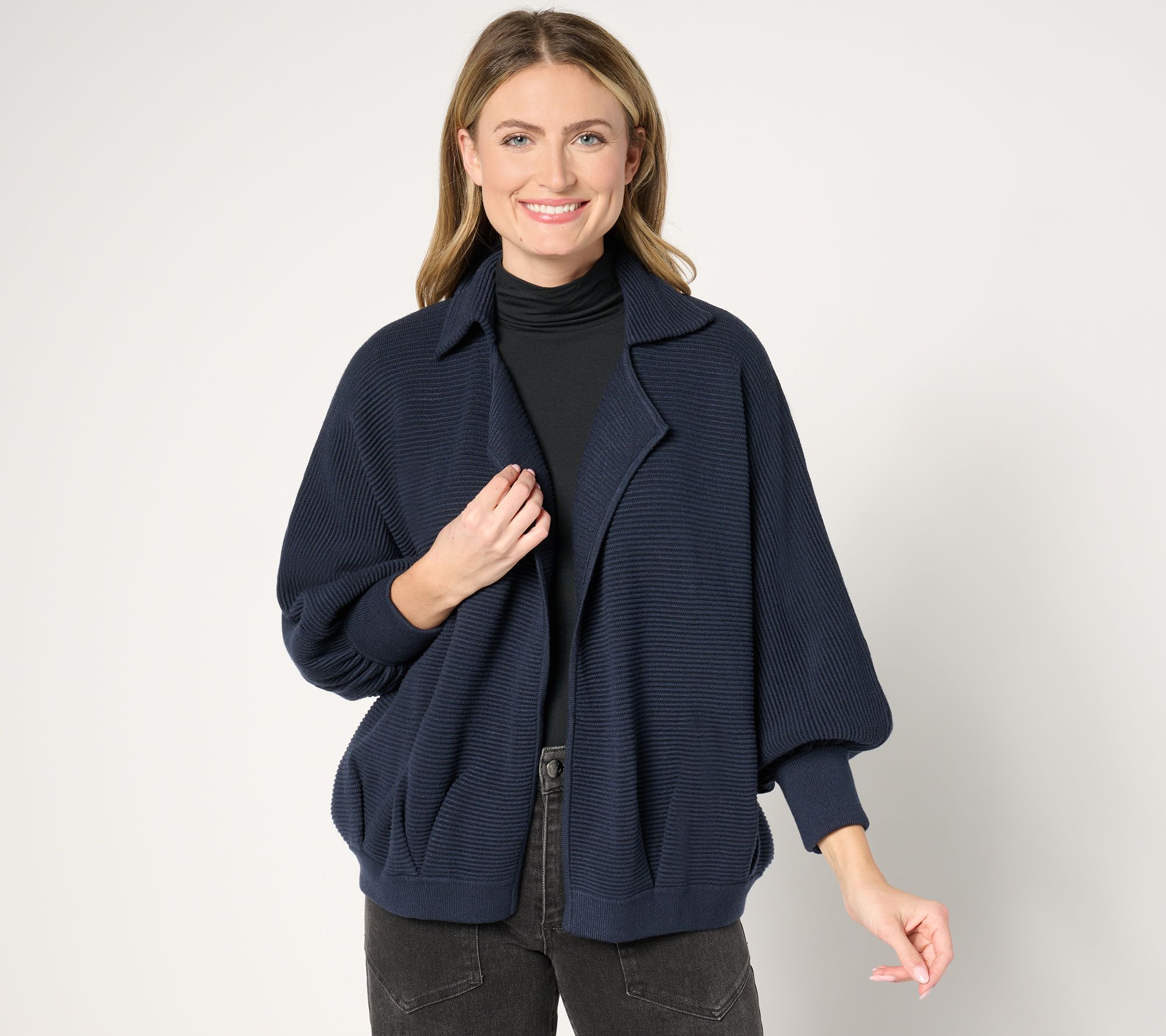 "As Is" Carla Rockmore Collection The Cocoon Sweater Cardigan