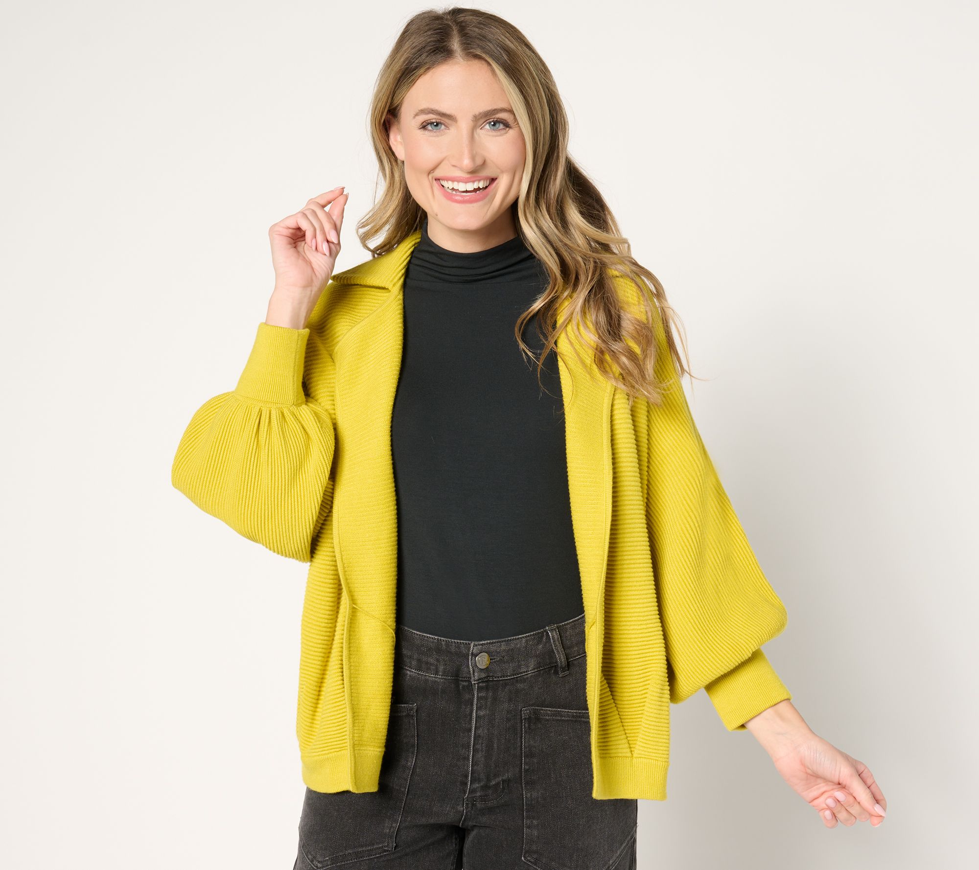 "As Is" Carla Rockmore Collection The Cocoon Sweater Cardigan