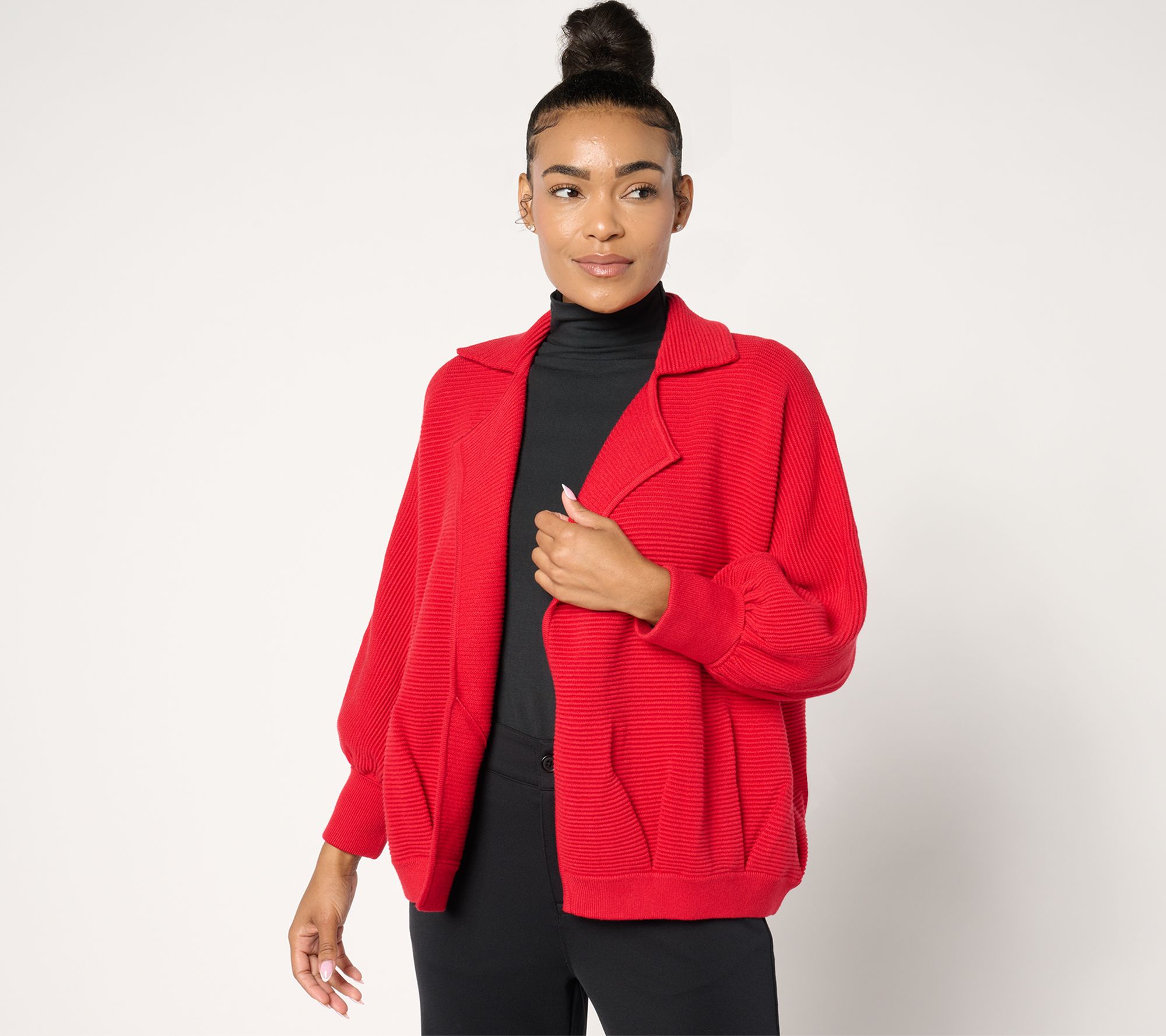 "As Is" Carla Rockmore Collection The Cocoon Sweater Cardigan