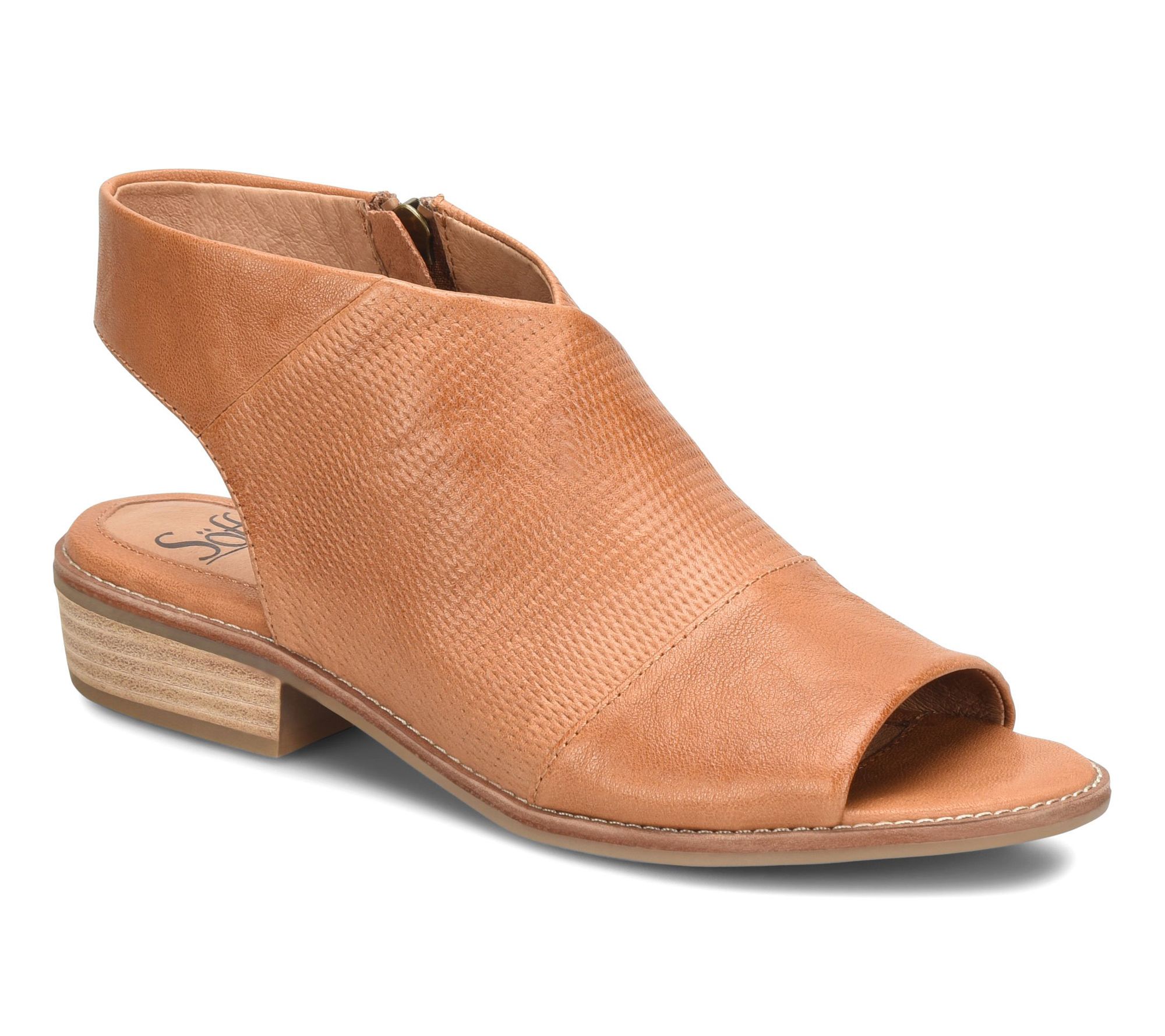 Sofft Embossed Leather Sandal - Natalia