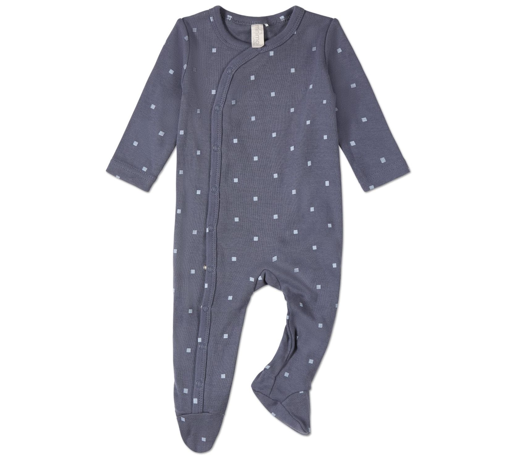 MiniMoi Baby & Toddler Side Snap Ribbed CottonFootie