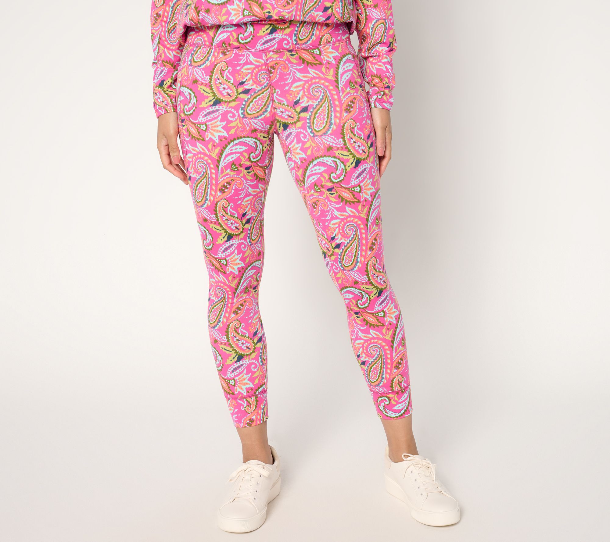 "As Is" Belle Body by Kim Gravel Petite Pop of Paisley Pocket Legging