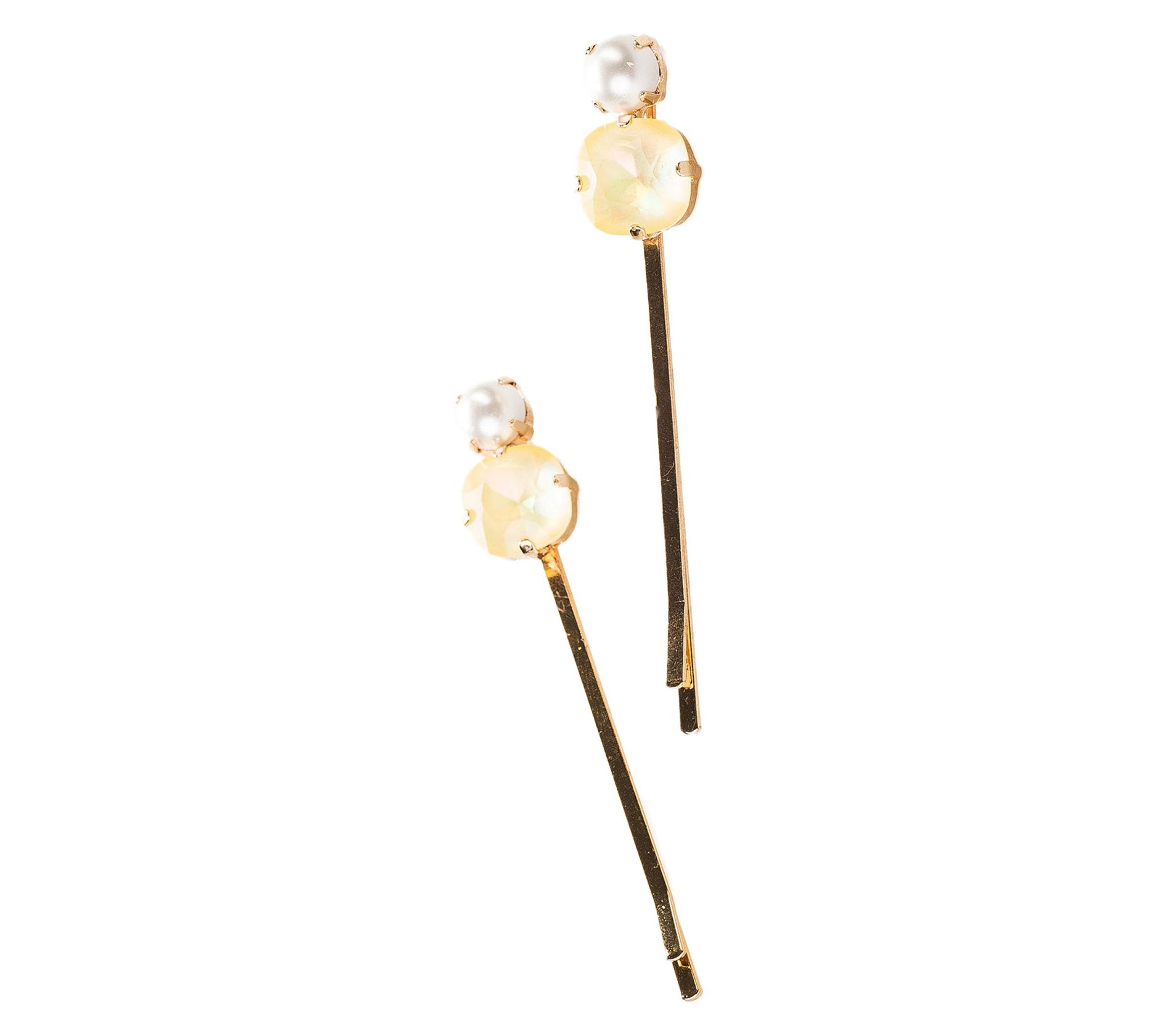 Violet & Brooks Jayne Crystal Bobby Pin Pair