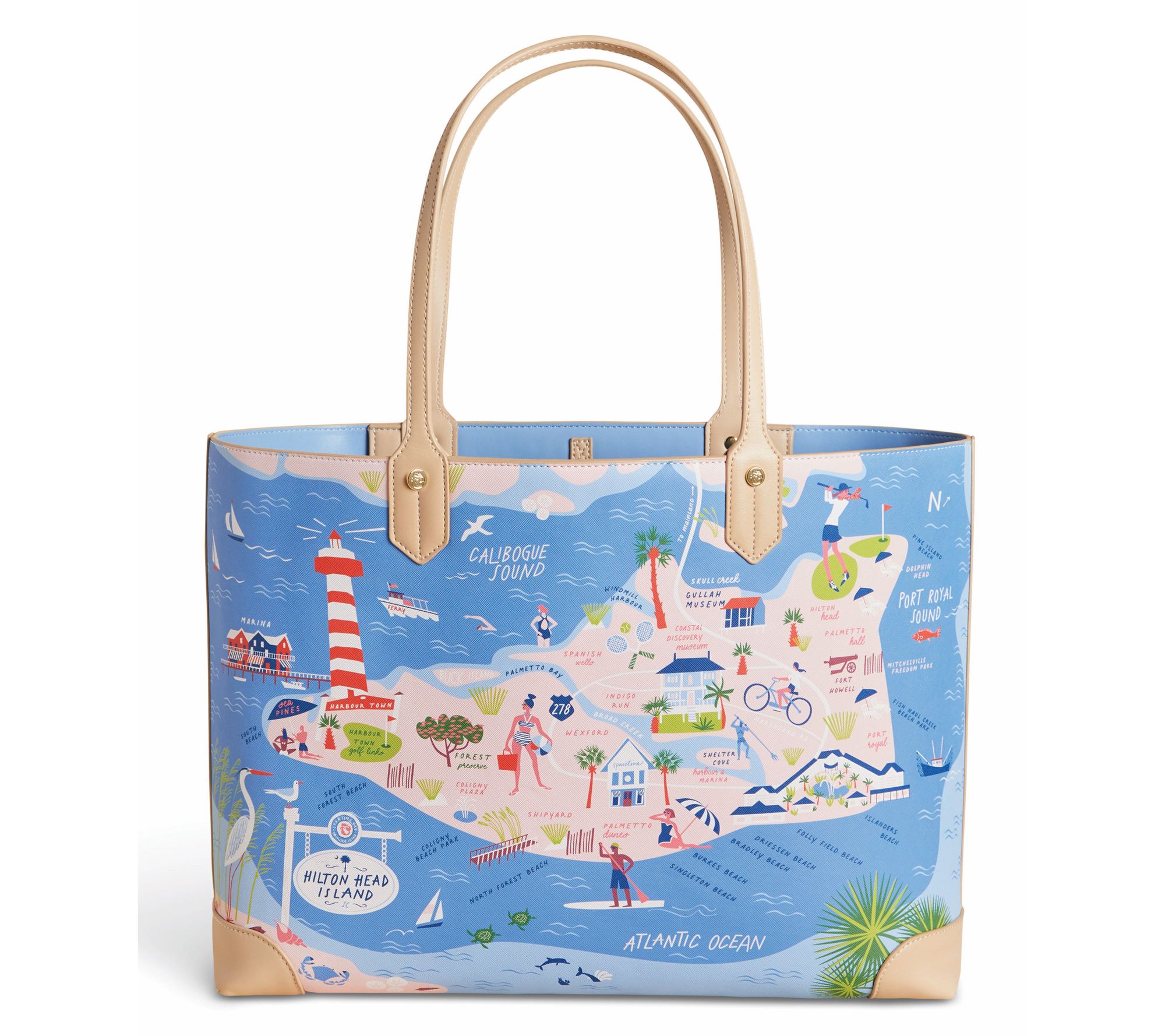 Spartina 449 "Greetings From" Beach Tote