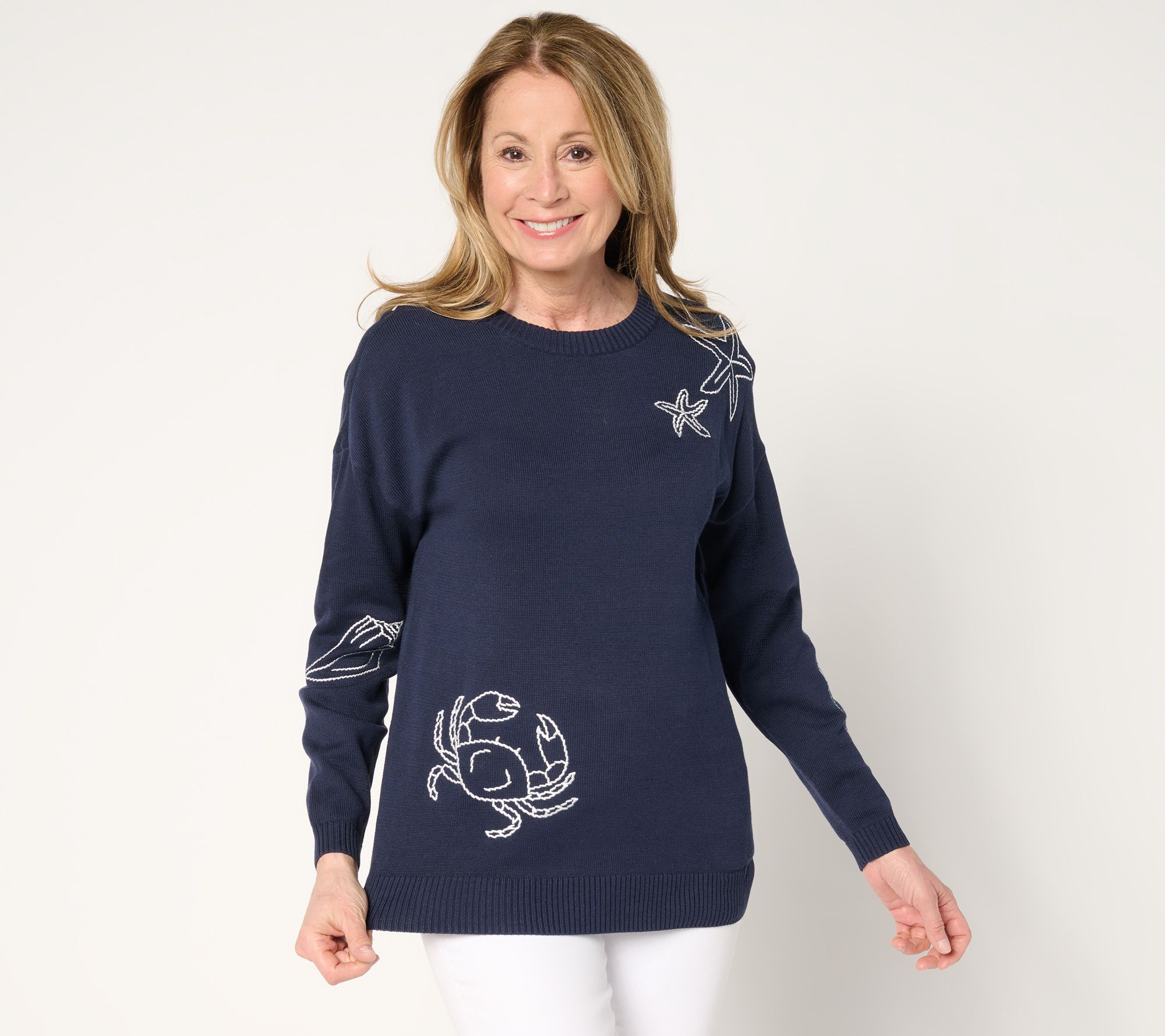 "As Is" Belle Beach by Kim Gravel Sea la Vie Sketch Sweater