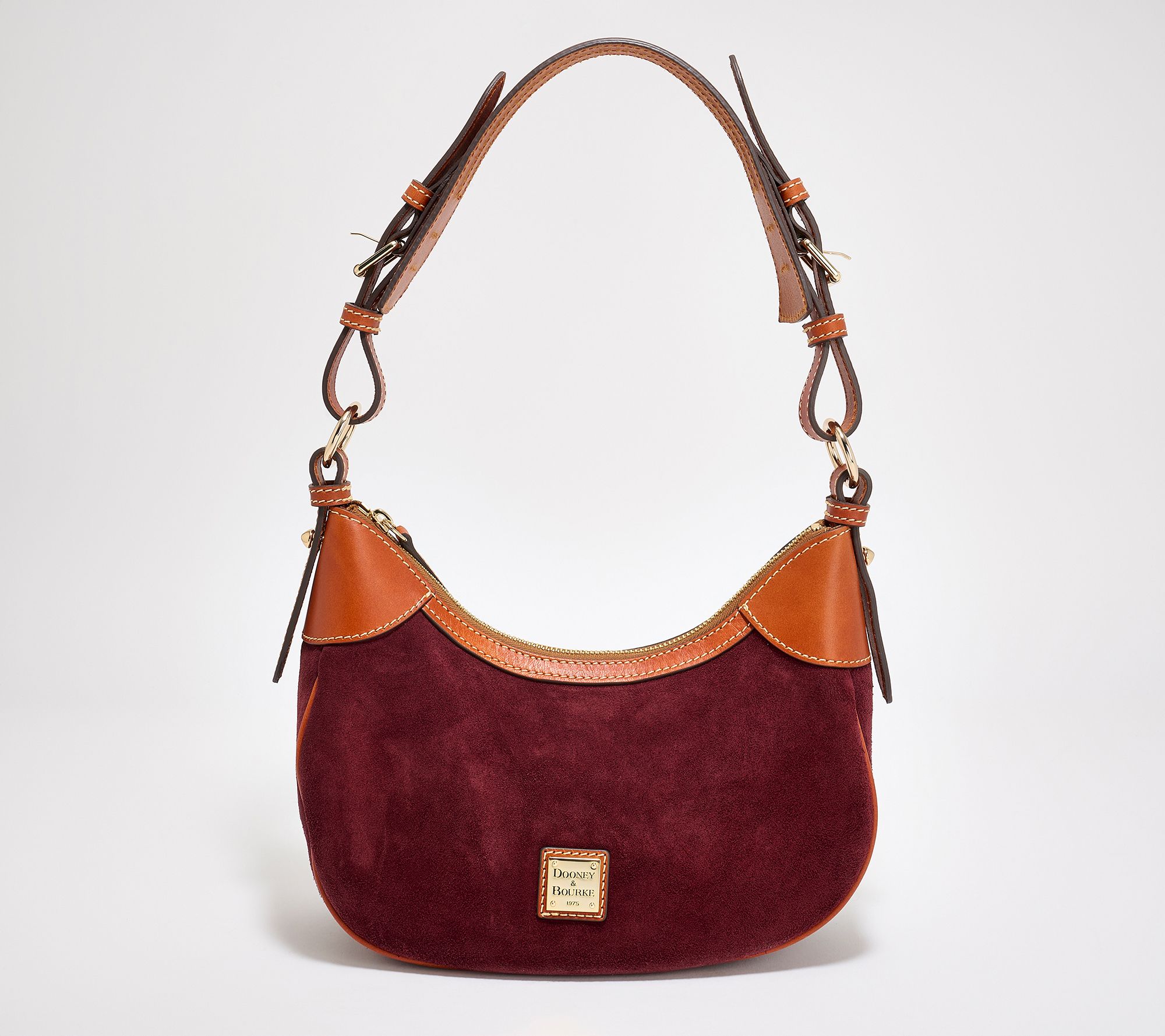 Dooney & Bourke Suede Small Hobo Shoulder Bag