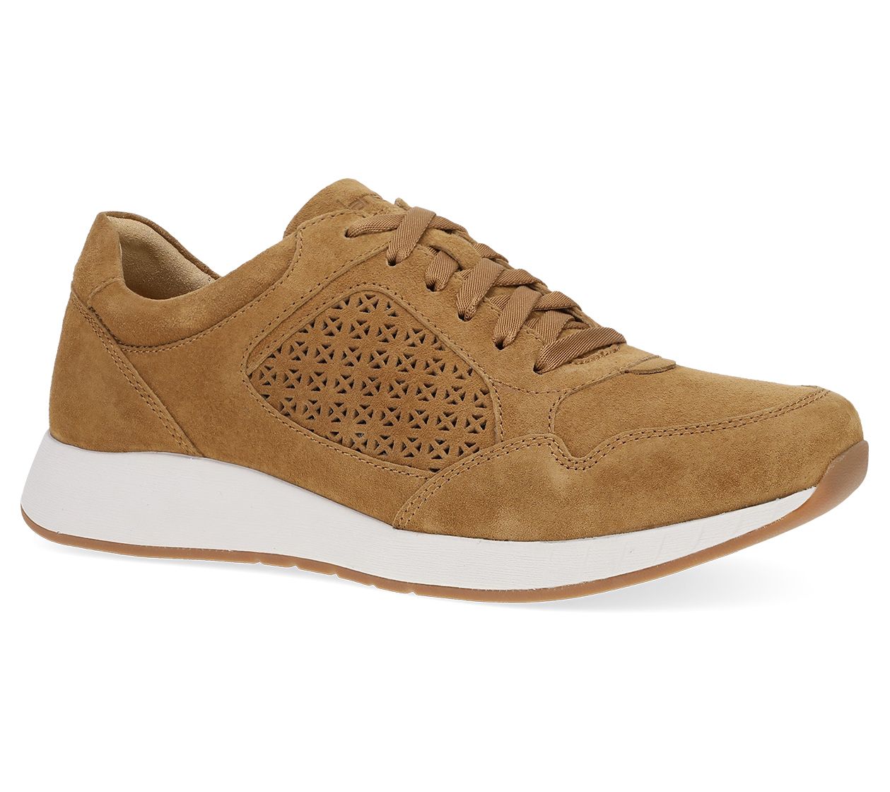 Dansko Catie Tan Suede Sneaker