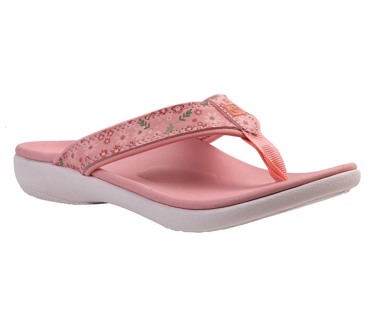 Spenco Orthotic Thong Sandals - Yumi Dainty Floral
