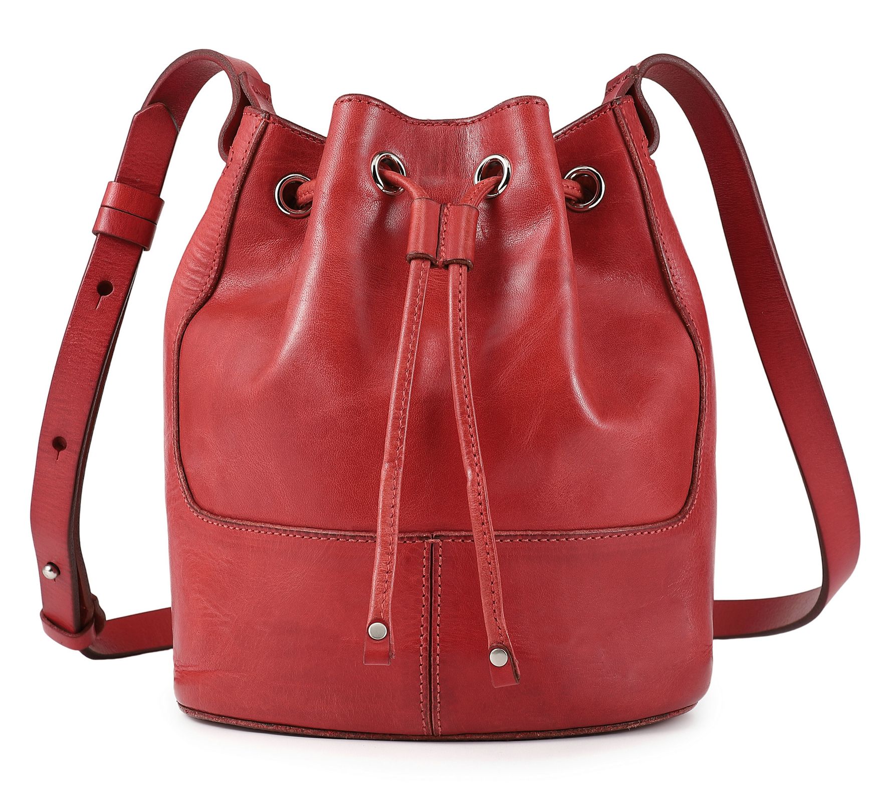 Old Trend Crocus Convertible Leather Bucket Shoulder Bag