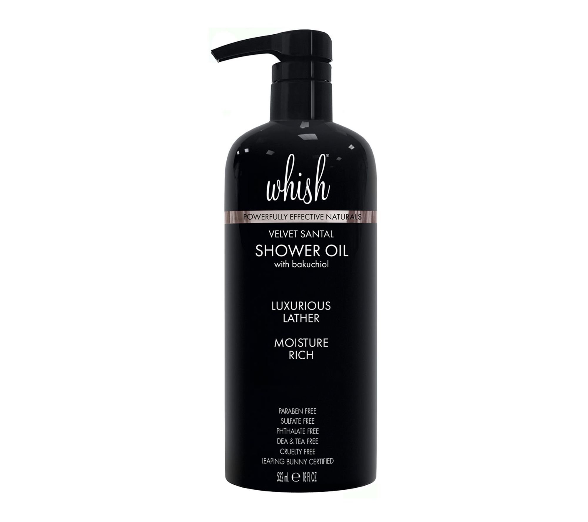  Whish 18oz Shower Oil with Bakuchiol