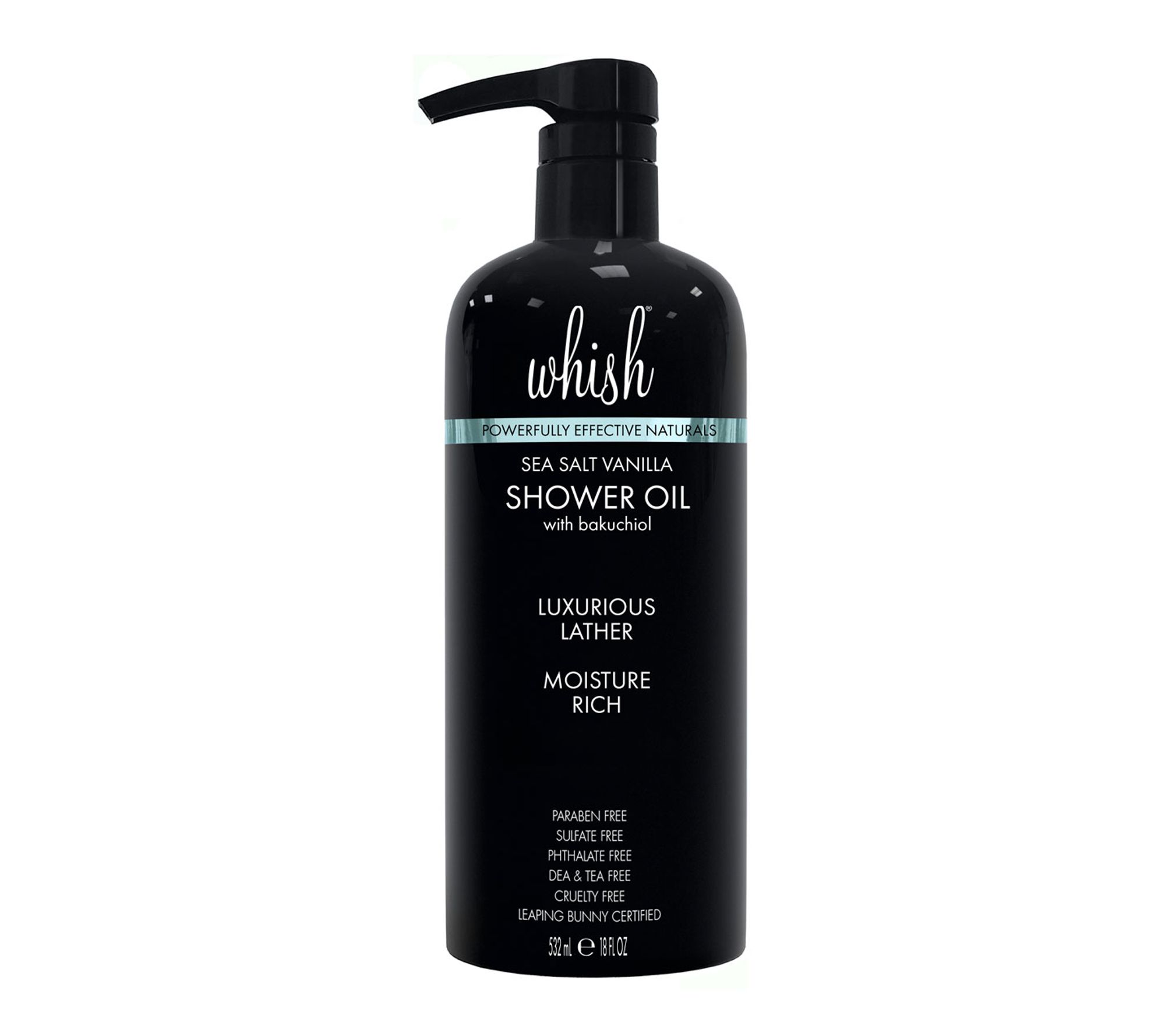 Whish 18oz Shower Oil with Bakuchiol