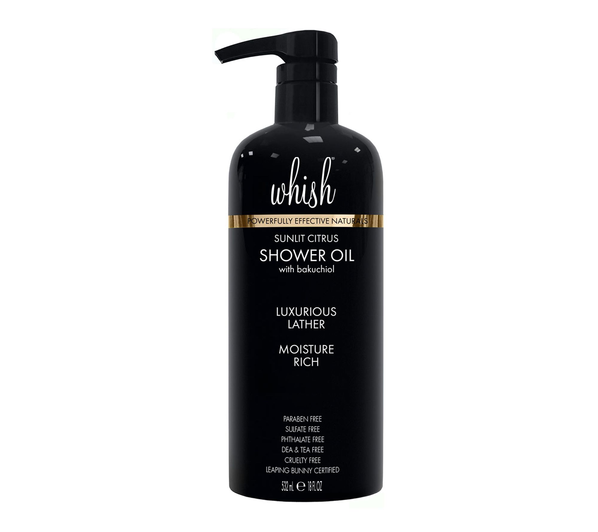Whish 18oz Shower Oil with Bakuchiol