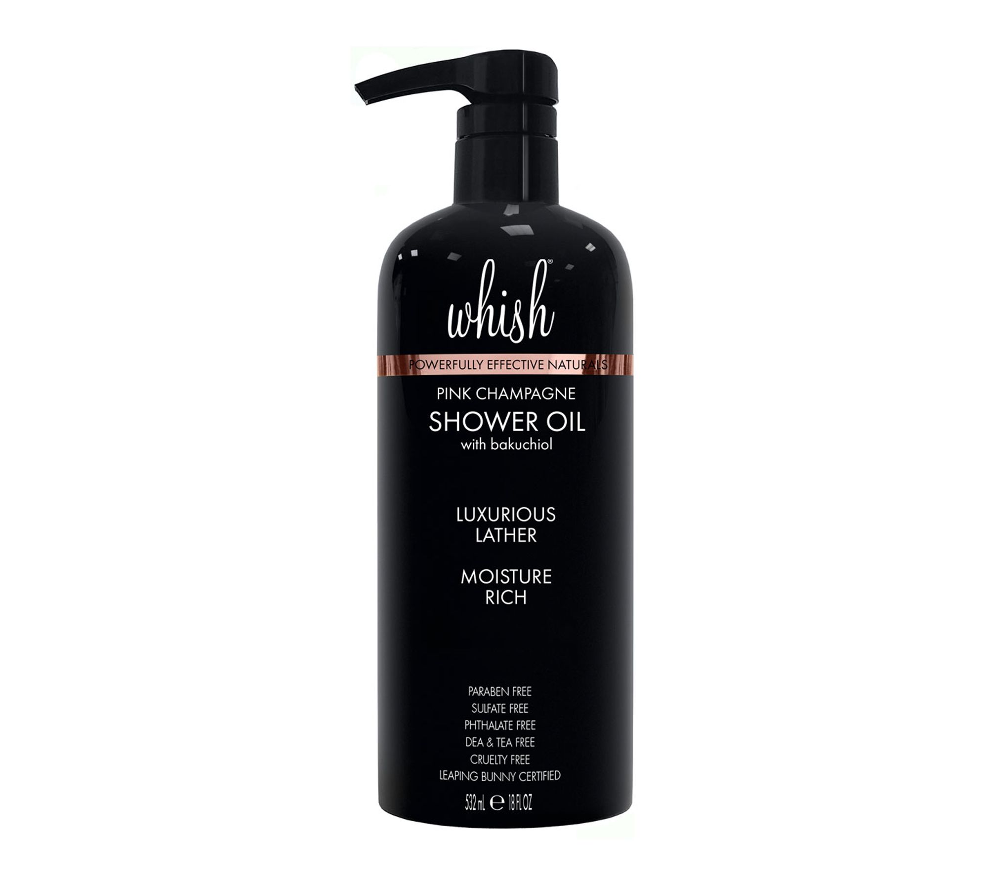 Whish 18oz Shower Oil with Bakuchiol