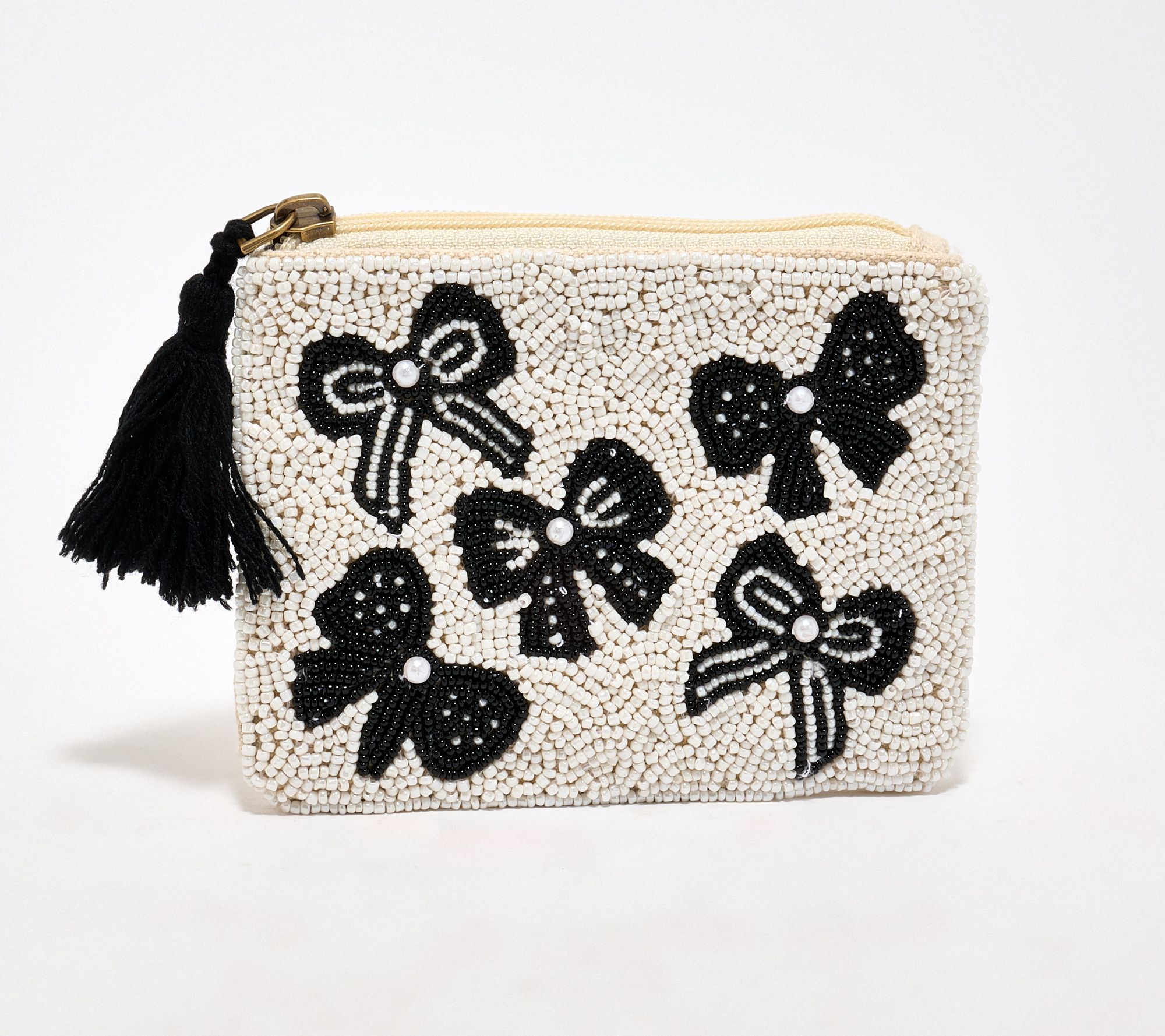 America & Beyond Embellished Bow Coin Pouch