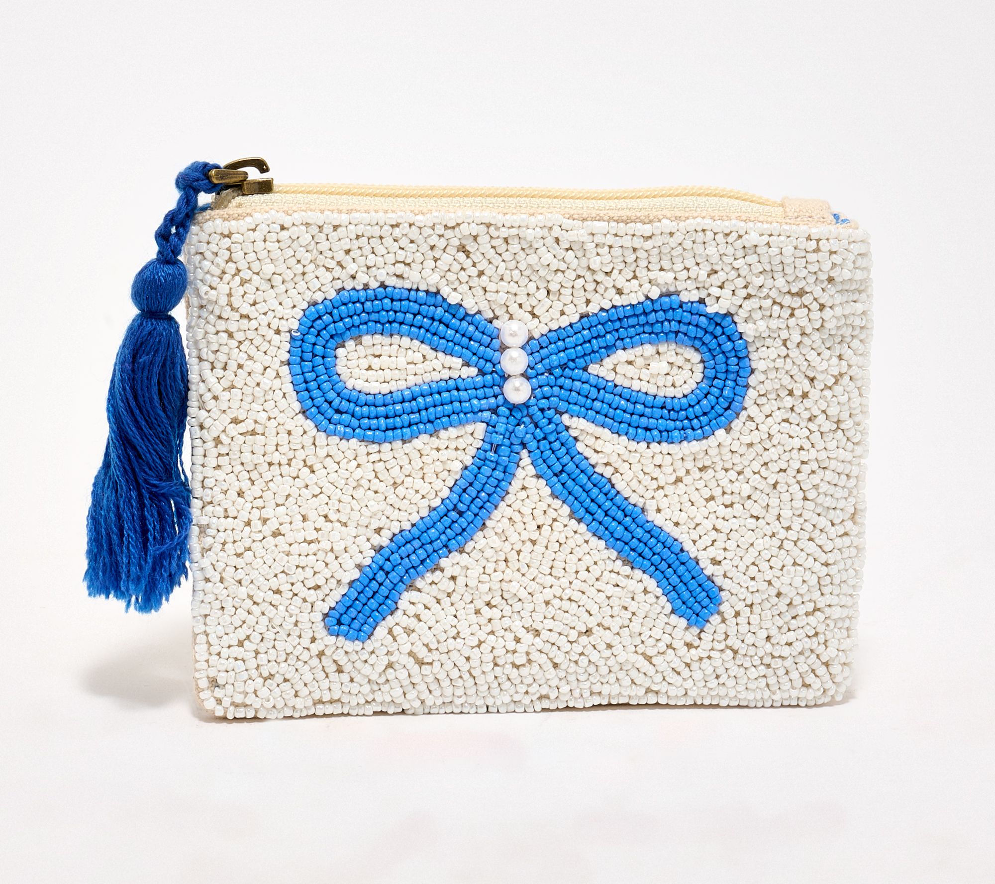 America & Beyond Embellished Bow Coin Pouch