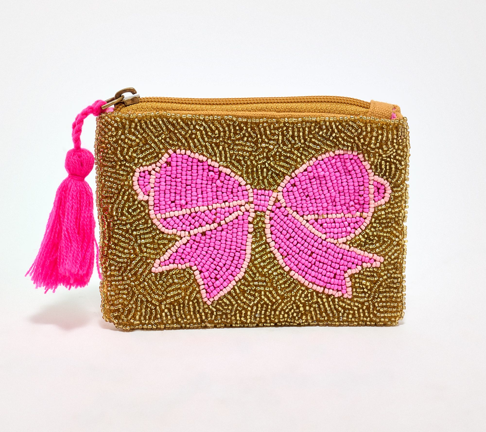 America & Beyond Embellished Bow Coin Pouch