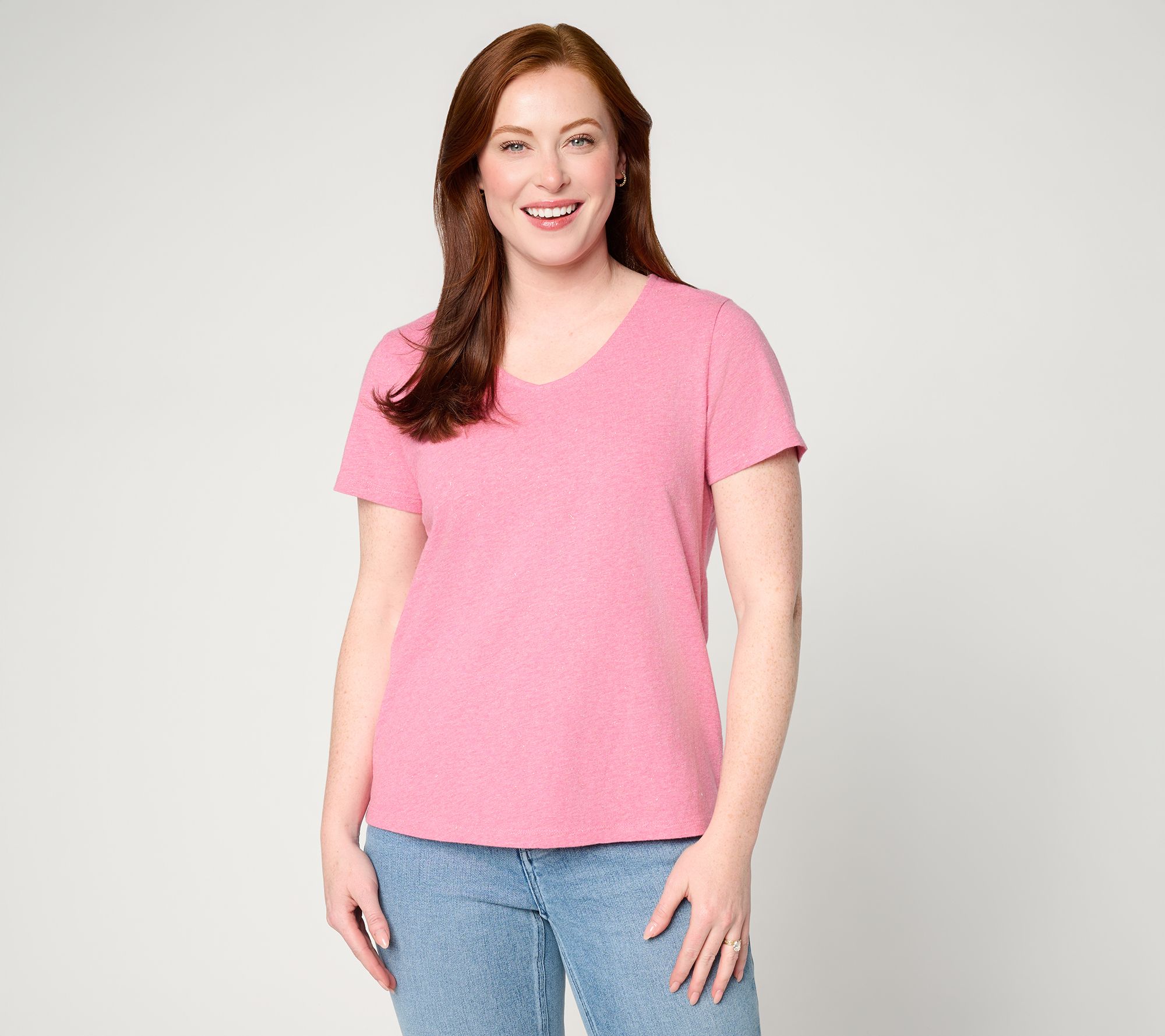 Mally Roncal Shimmer & Shine Slub Jersey T-Shirt