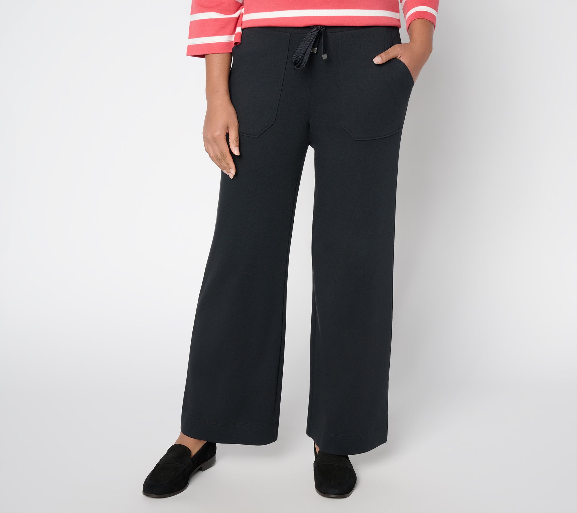 Martha Stewart Signature Tall Skylands Knit Wide Leg Pants