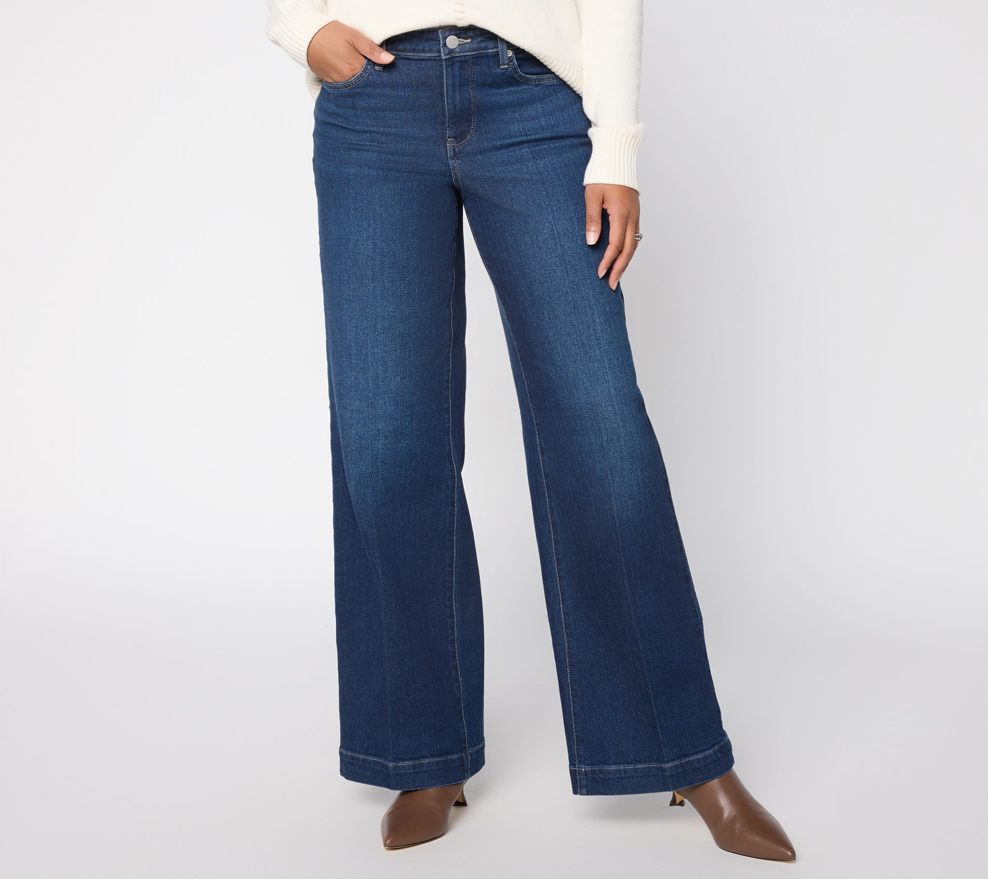 NYDJ Teresa Wide Leg Jeans with 1 1/2" Hem