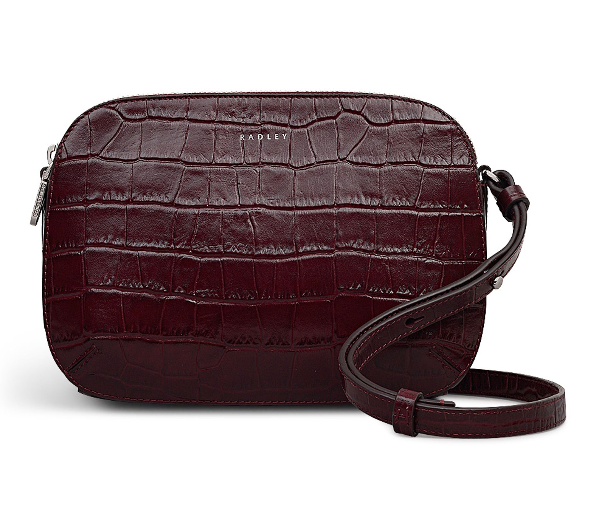 RADLEY Dukes Place - Faux Croc Medium Zip Top Crossbody