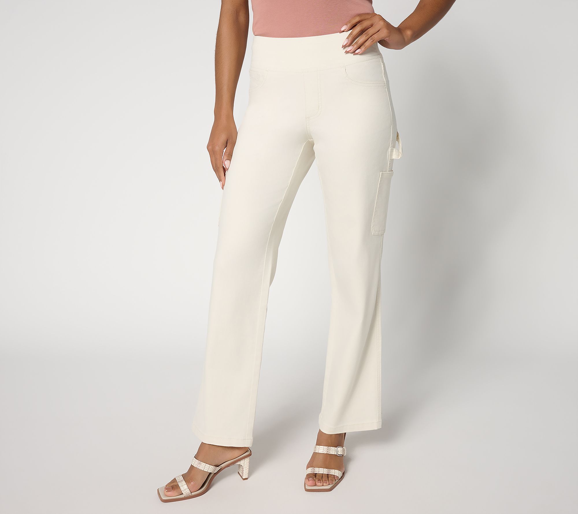 "As Is" Belle by Kim Gravel Reg TripleLuxe Twill Pull On Carpenter Jean