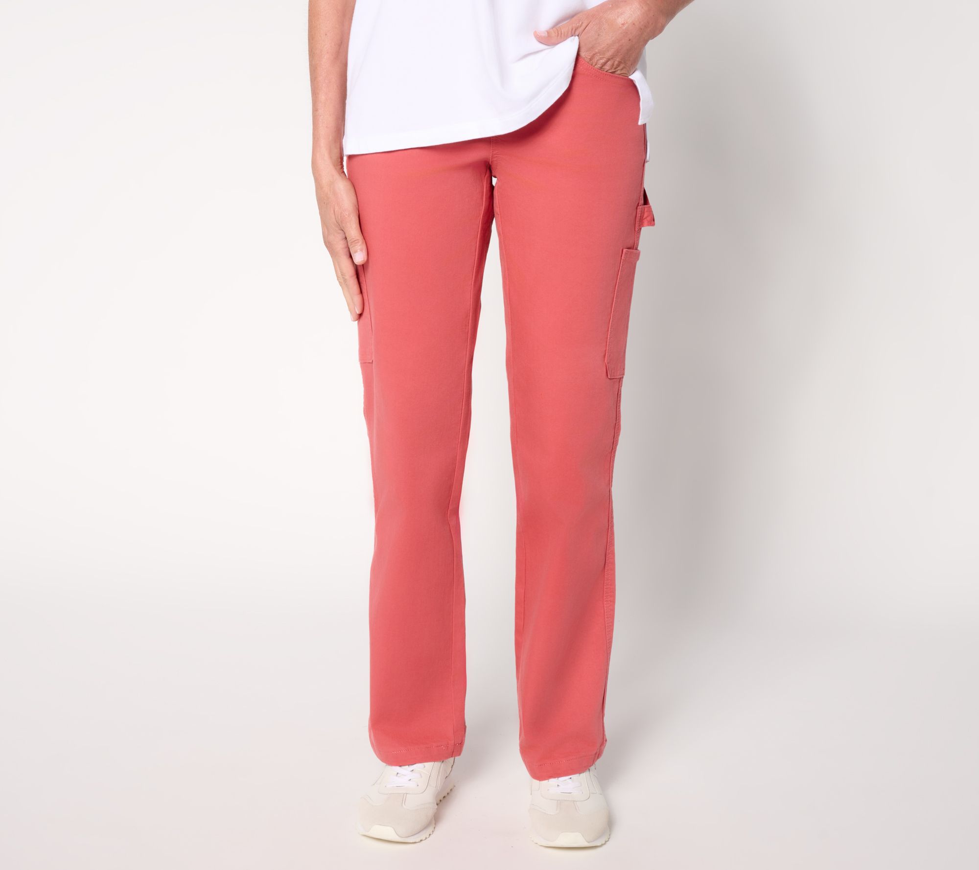 "As Is" Belle by Kim Gravel Reg TripleLuxe Twill Pull On Carpenter Jean