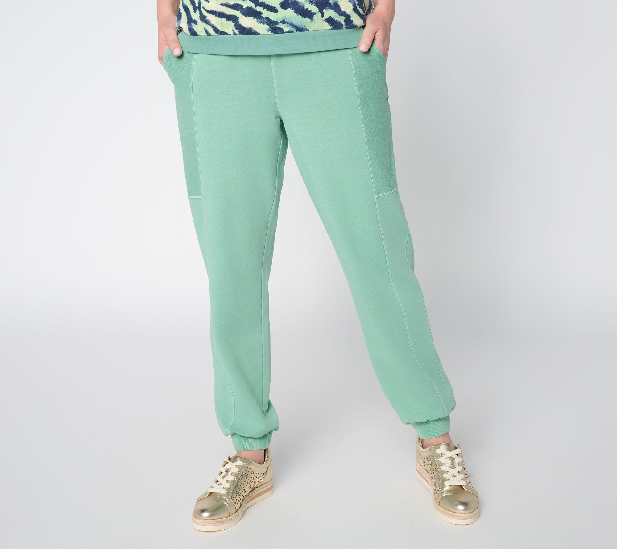 LOGO Lounge by Lori Goldstein Petite Pull On Ankle Pants