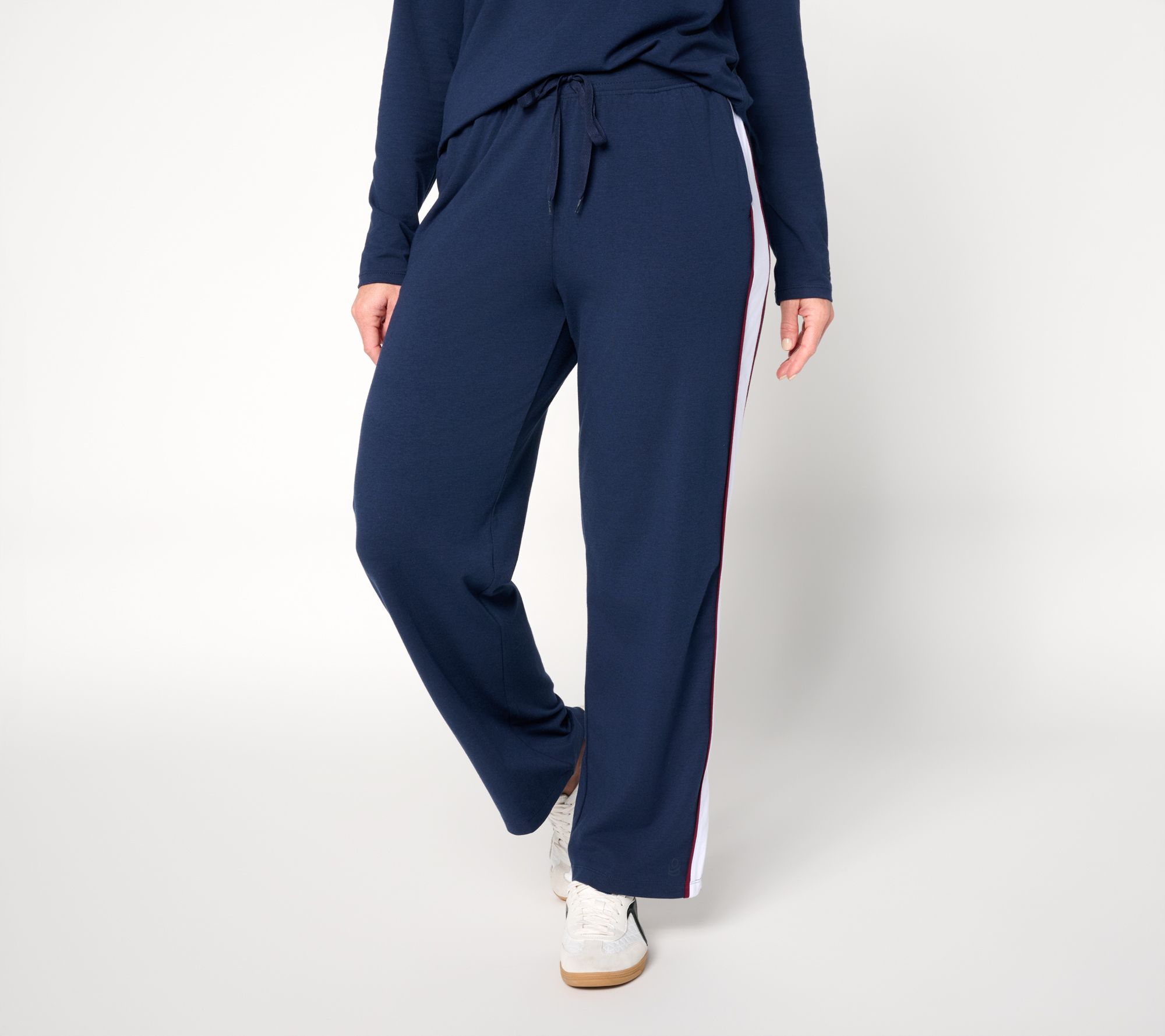 Cuddl Duds Cottonwear+ Side Stripe Pant