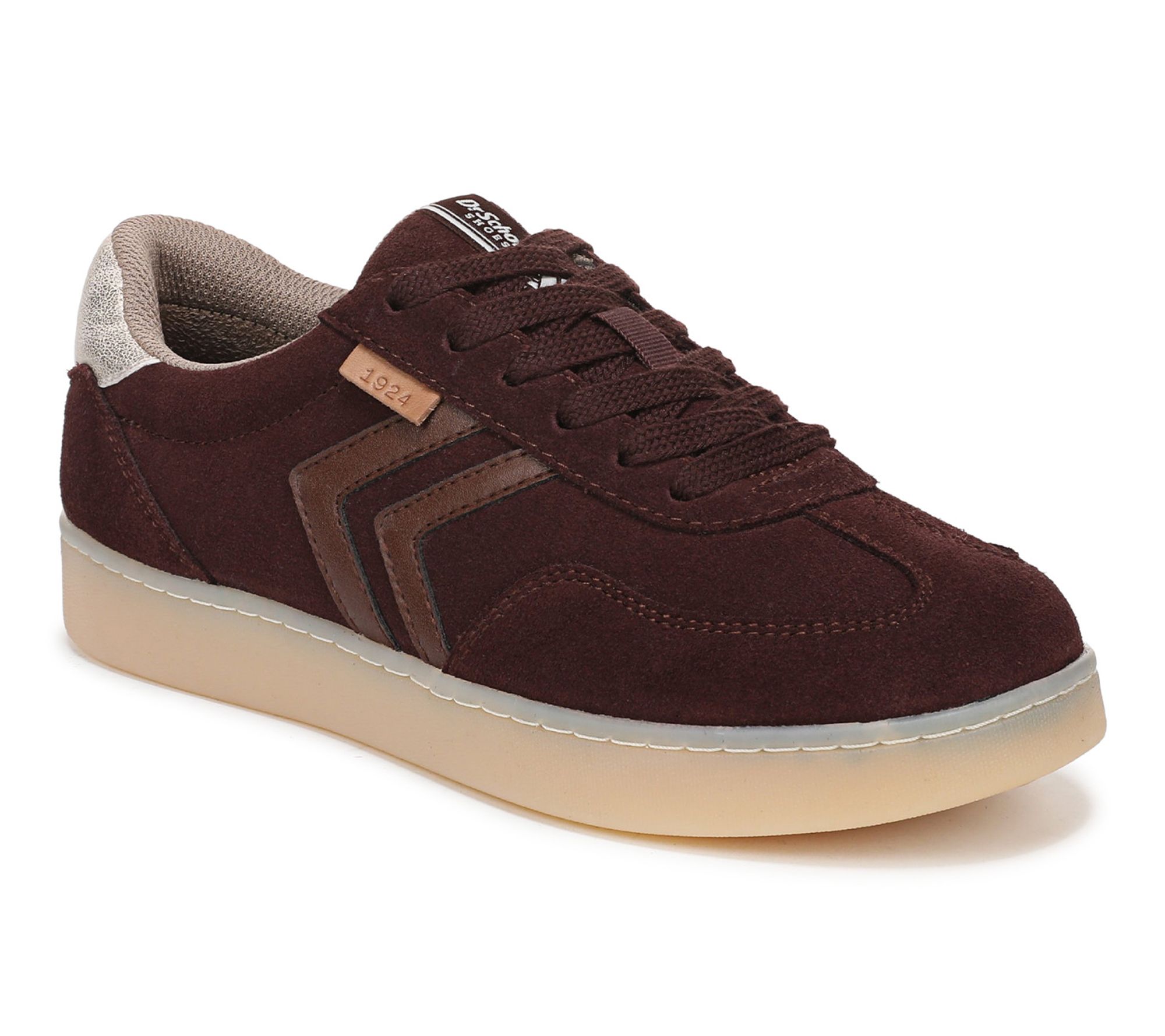 Dr. Scholl's Lace-Up Leather Sneakers - Rebel Sport