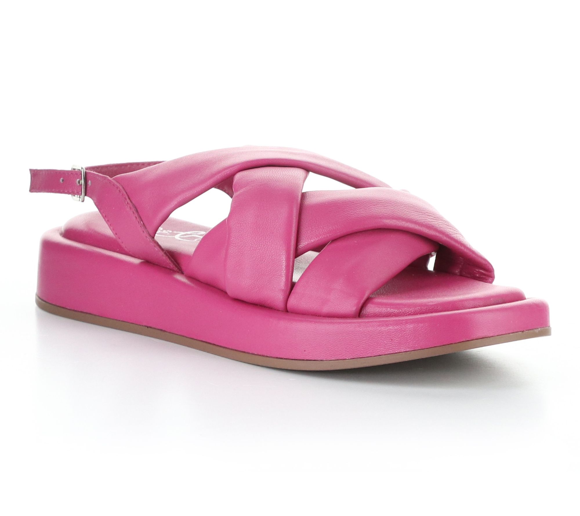 Bos. & Co. Nappa Buckle Leather Sandals - Brixin