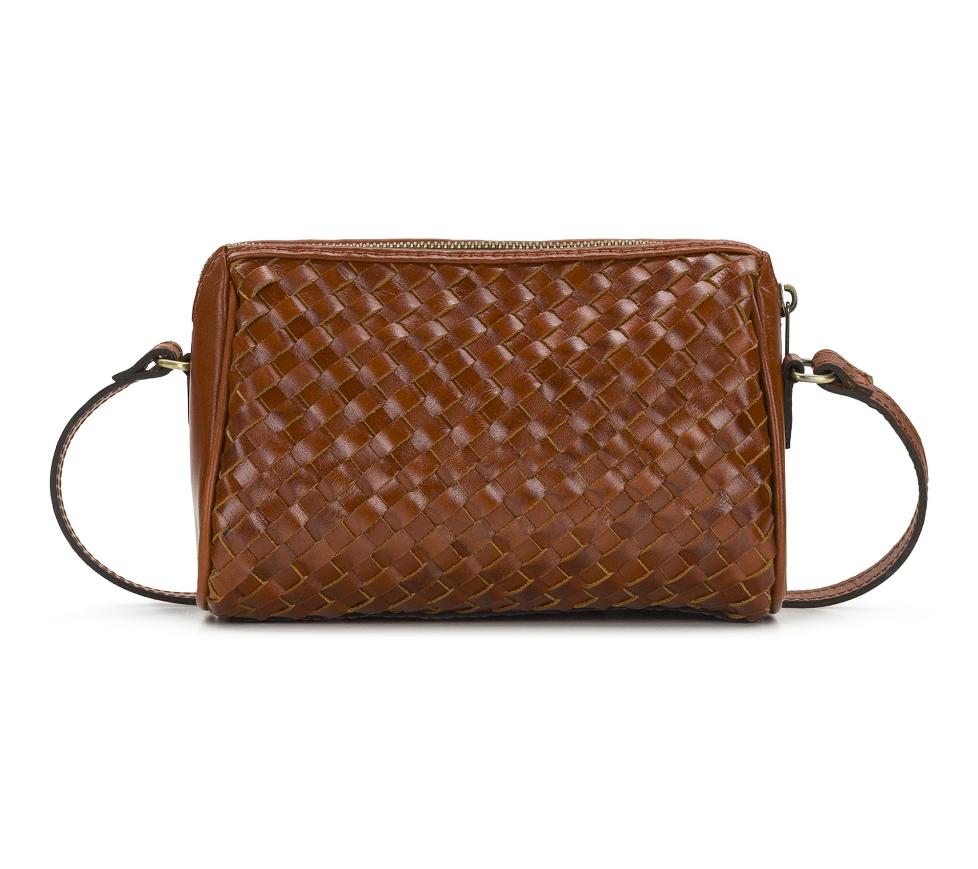 Patricia Nash Romy Crossbody - Hand Stained Woven - QVC.com