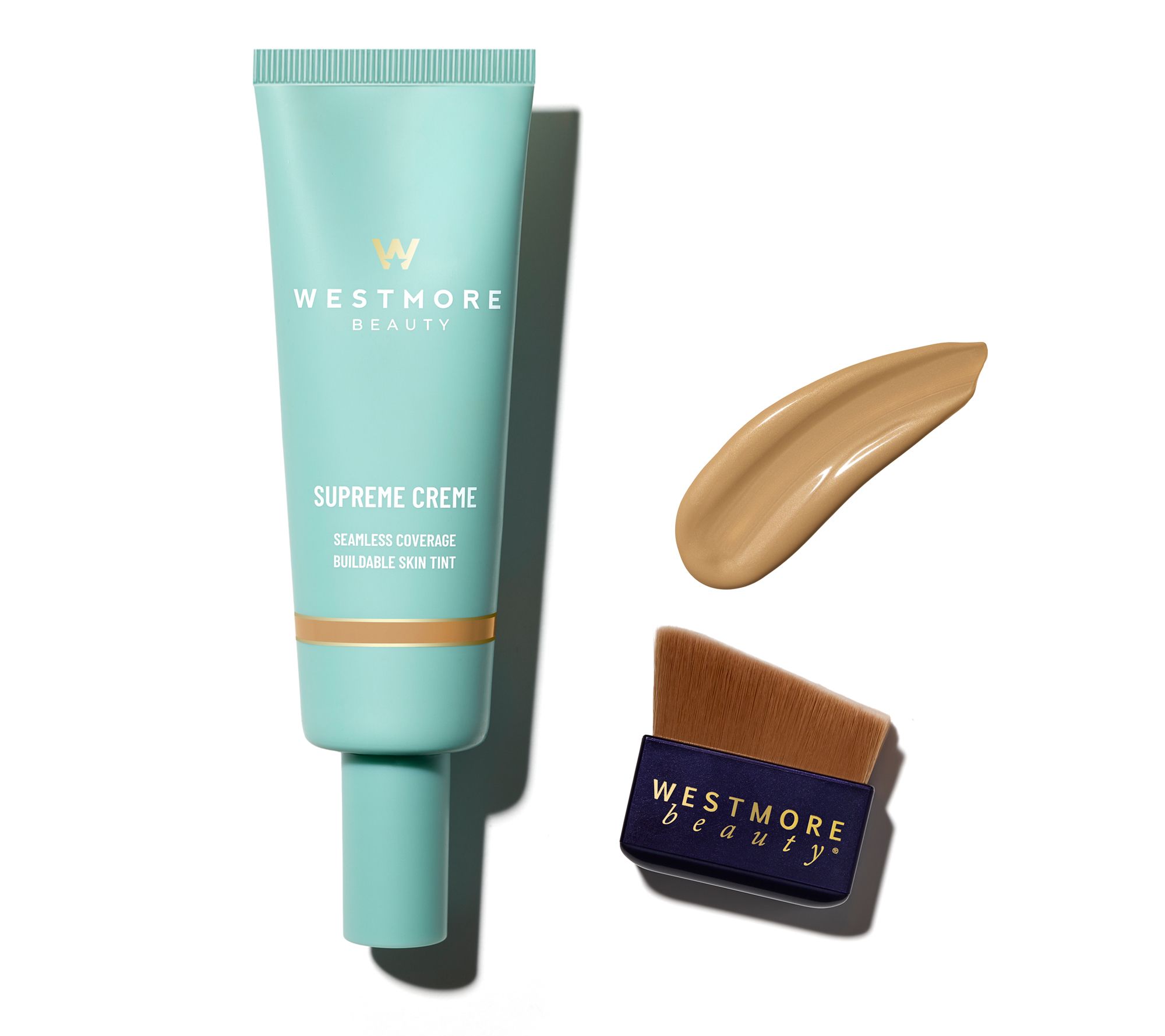 Westmore Beauty Supreme Creme Skin Tint With Brush - QVC.com