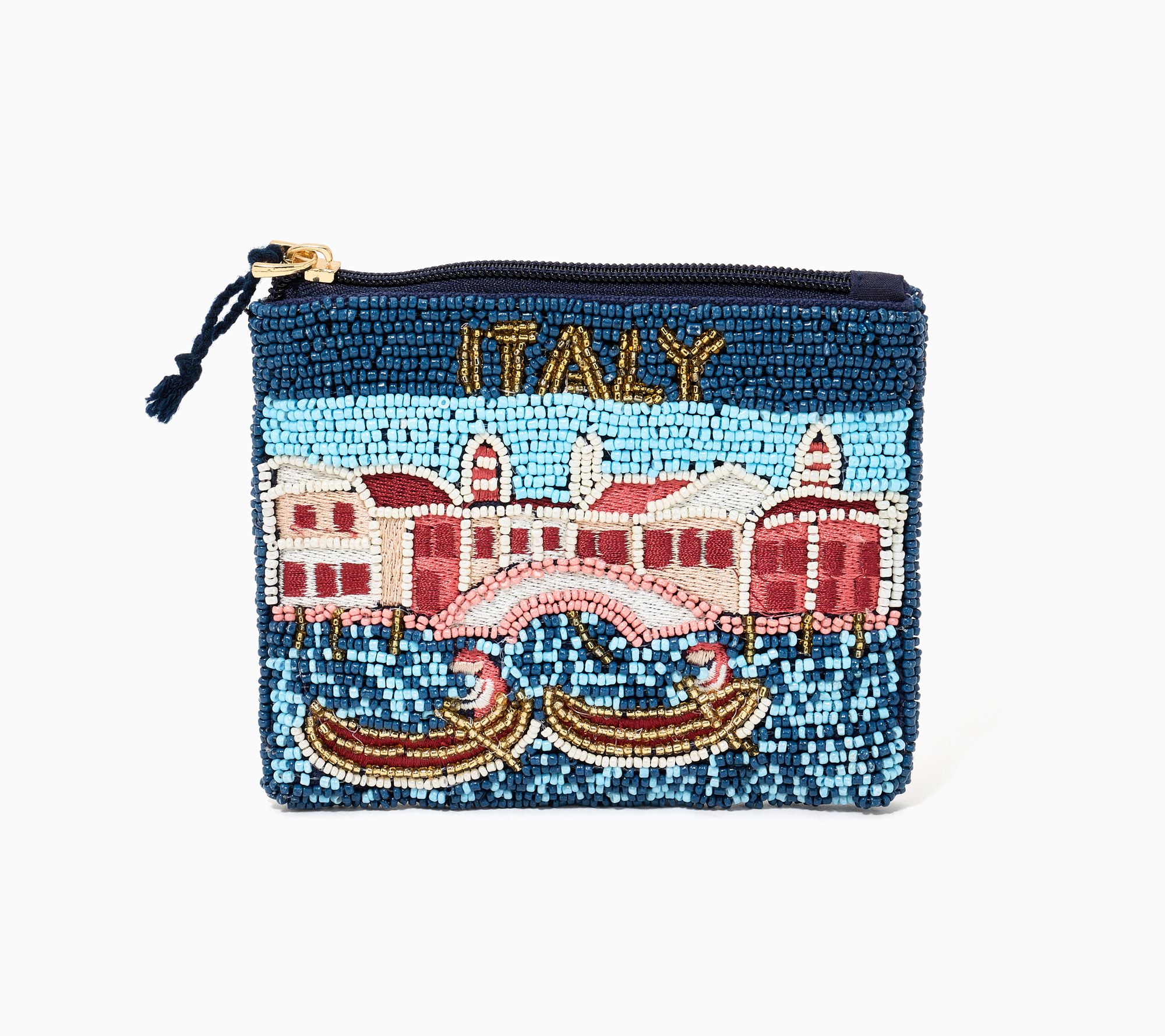 America & Beyond Embellished Destination Pouch