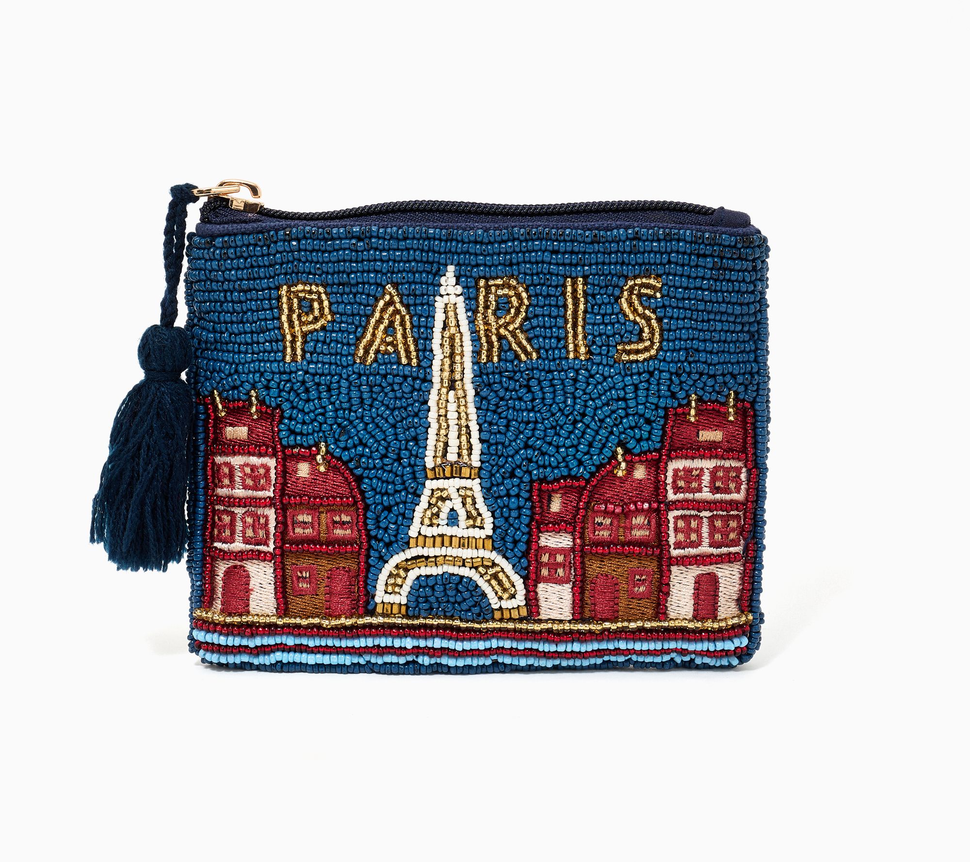 America & Beyond Embellished Destination Pouch