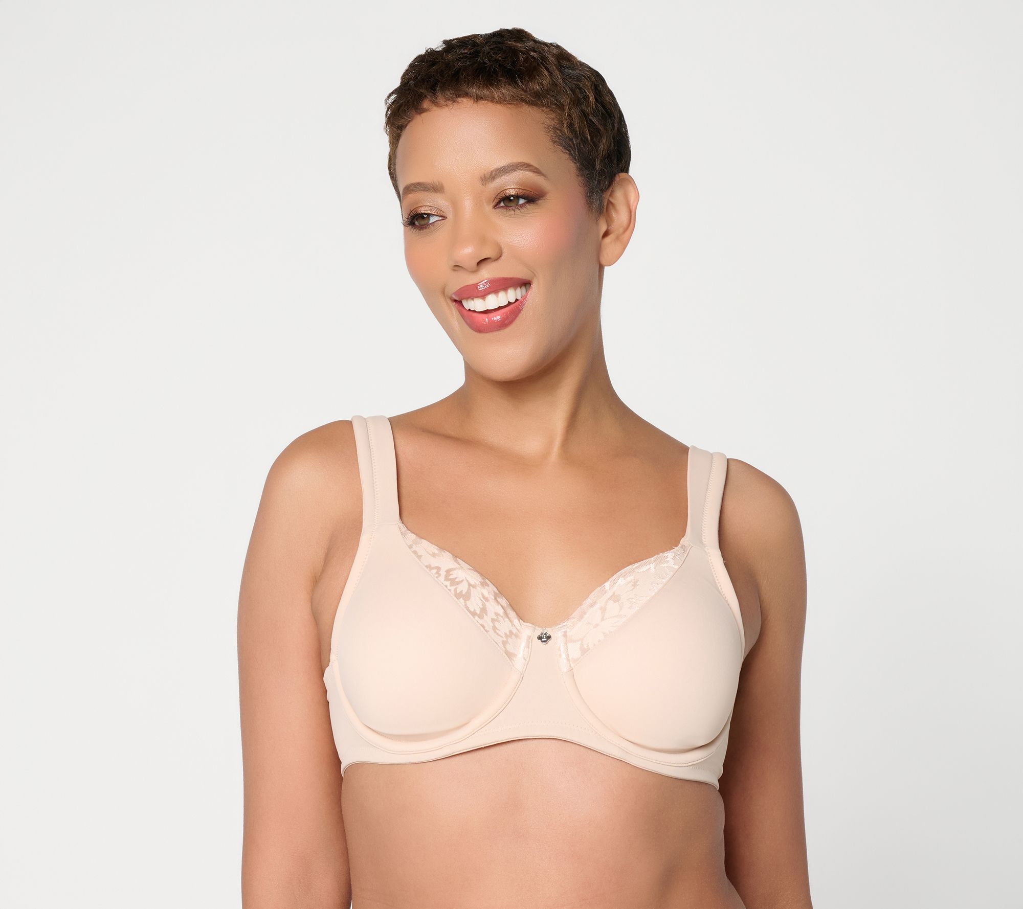 "As Is" Breezies Radiant Lace Underwire Support Bra