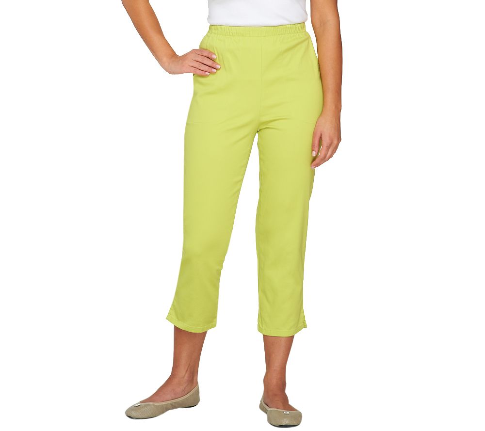 1826 Jeans / Sweet Look Womens Plus Size Twill Cotton Stretch Capri Pants  Solid Colors (14, Aqua Mint Green) at  Women's Clothing store:  Athletic Capri Pants
