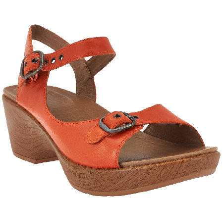 Dansko Leather Open-toe Sandals with Adjustable Straps - Joanie - Page ...