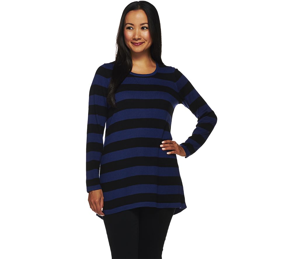 susan-graver-striped-cotton-rayon-nylon-button-back-sweater-qvc