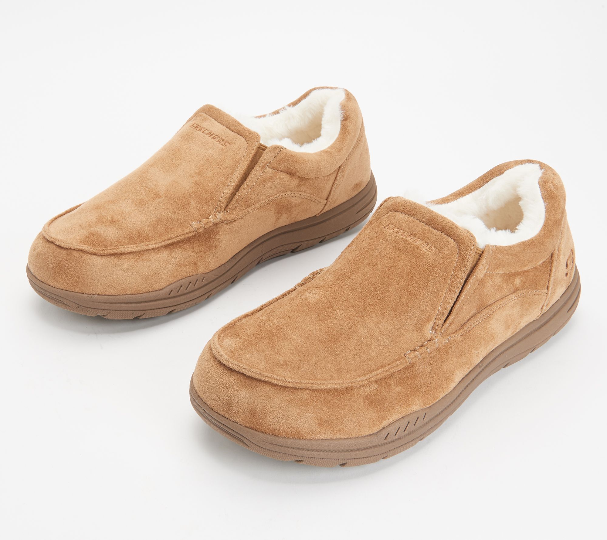 skechers fur slides