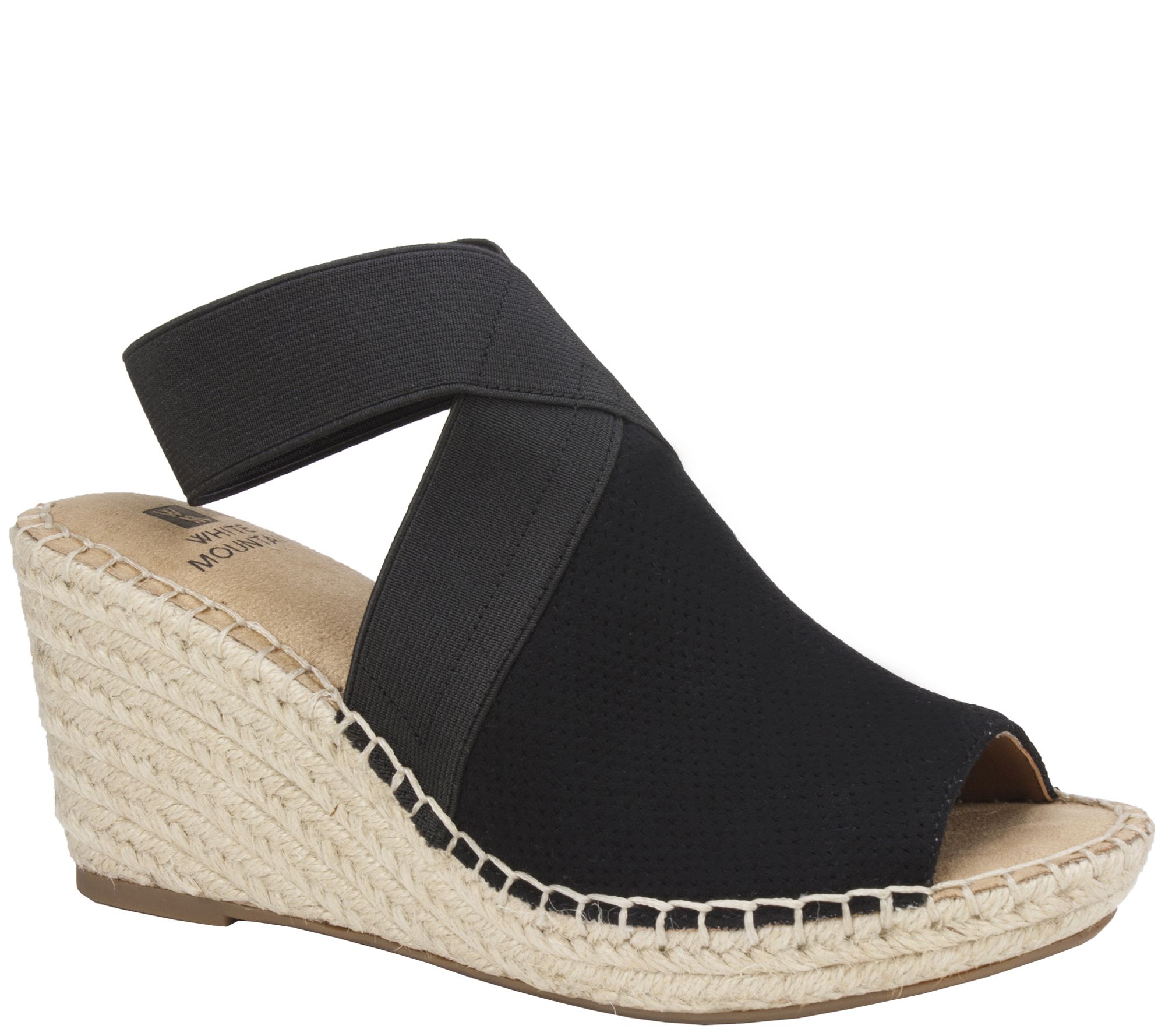 white mountain sandals wedge