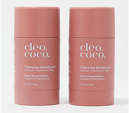 Cleo & Coco Charcoal Deodorant Duo Auto-Delivery