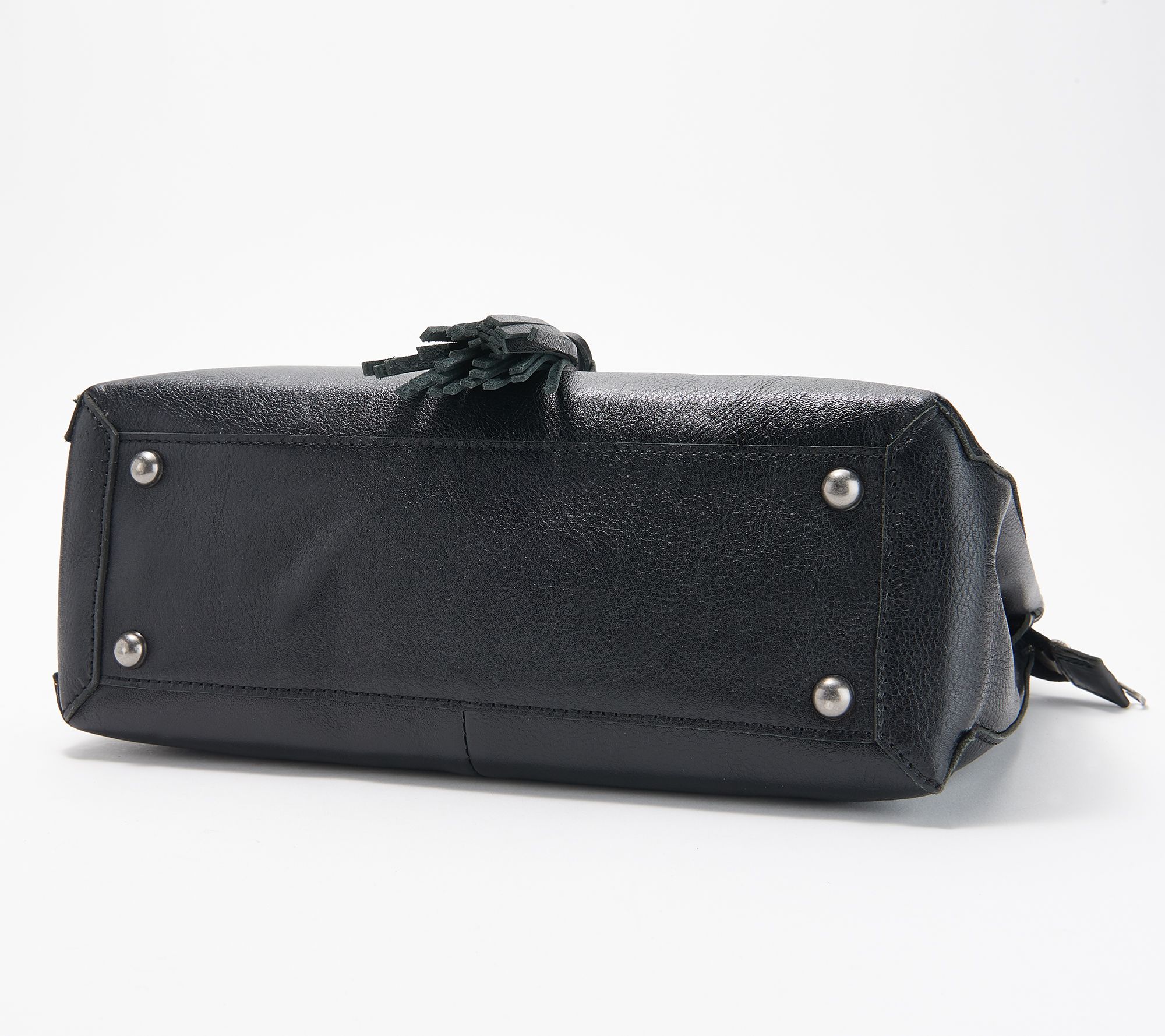 Sac à Main Patricia Nash Mollia - Noir Et Imprimé Zèbre - Cuir Véritable - Neuf Avec Étiquette