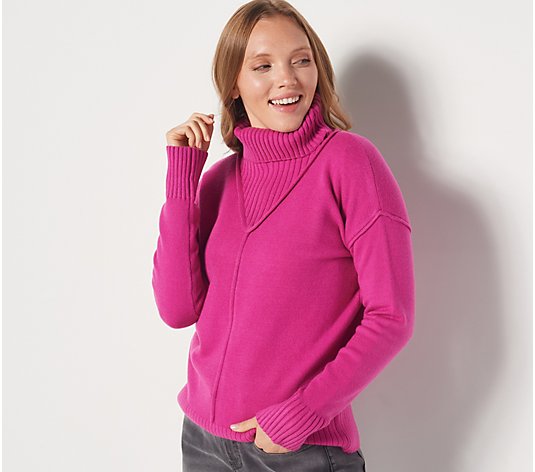 Attitudes by Renee Turtleneck Pullover Sweater