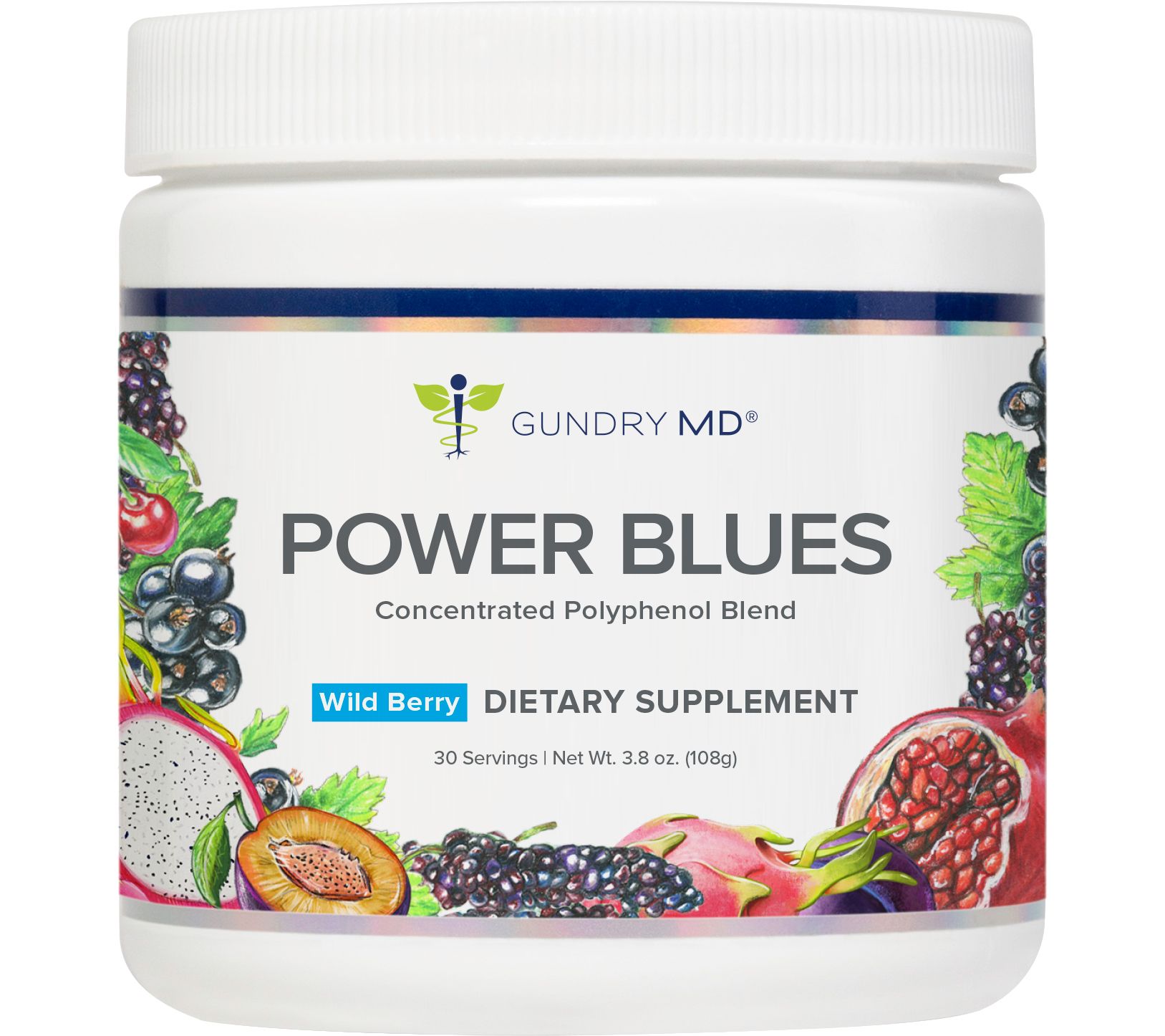 Revival Usikker destillation Gundry MD Power Blues Powdered Drink Mix 30 Day Supply - QVC.com