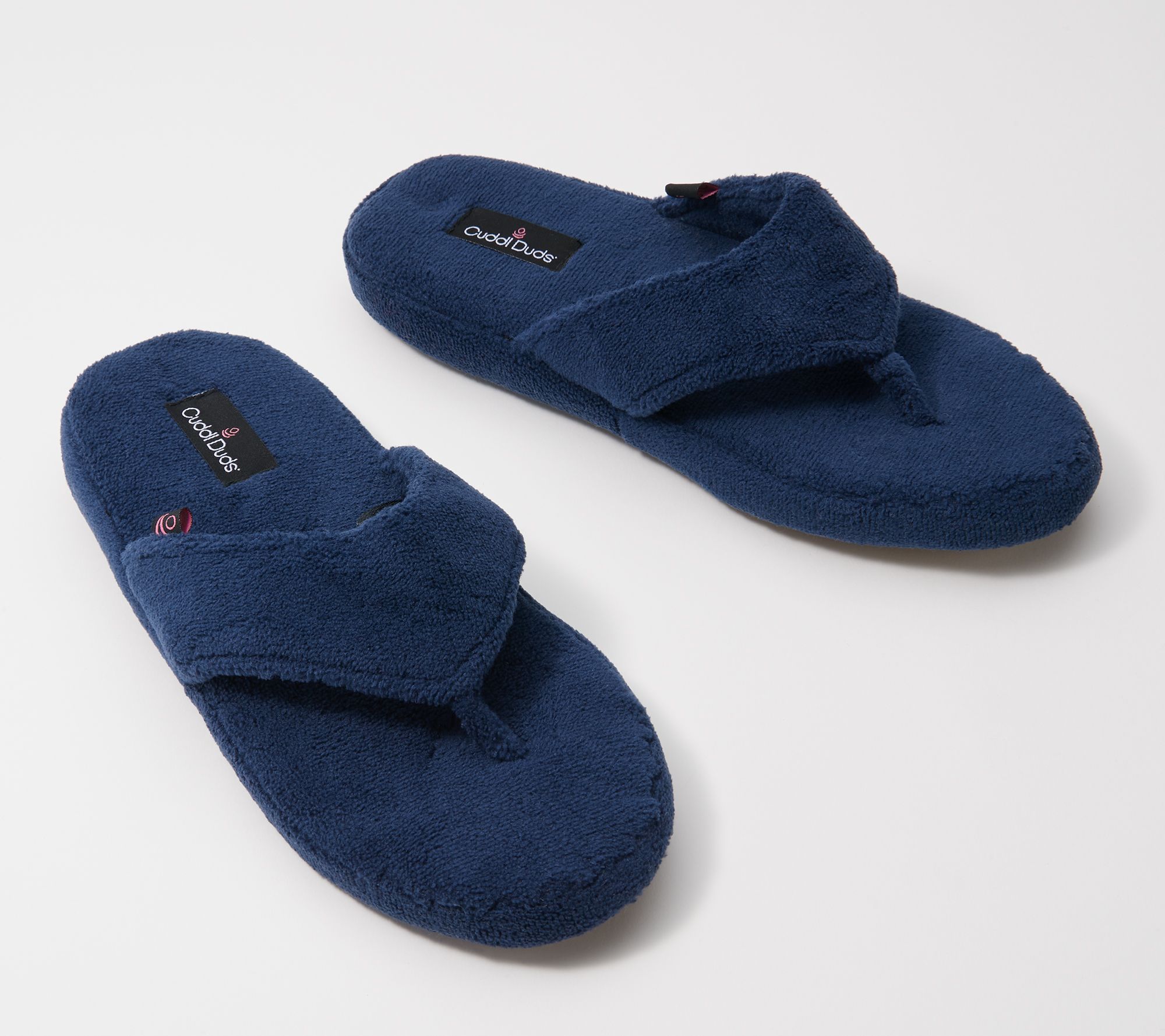 Qvc cuddl duds discount slippers